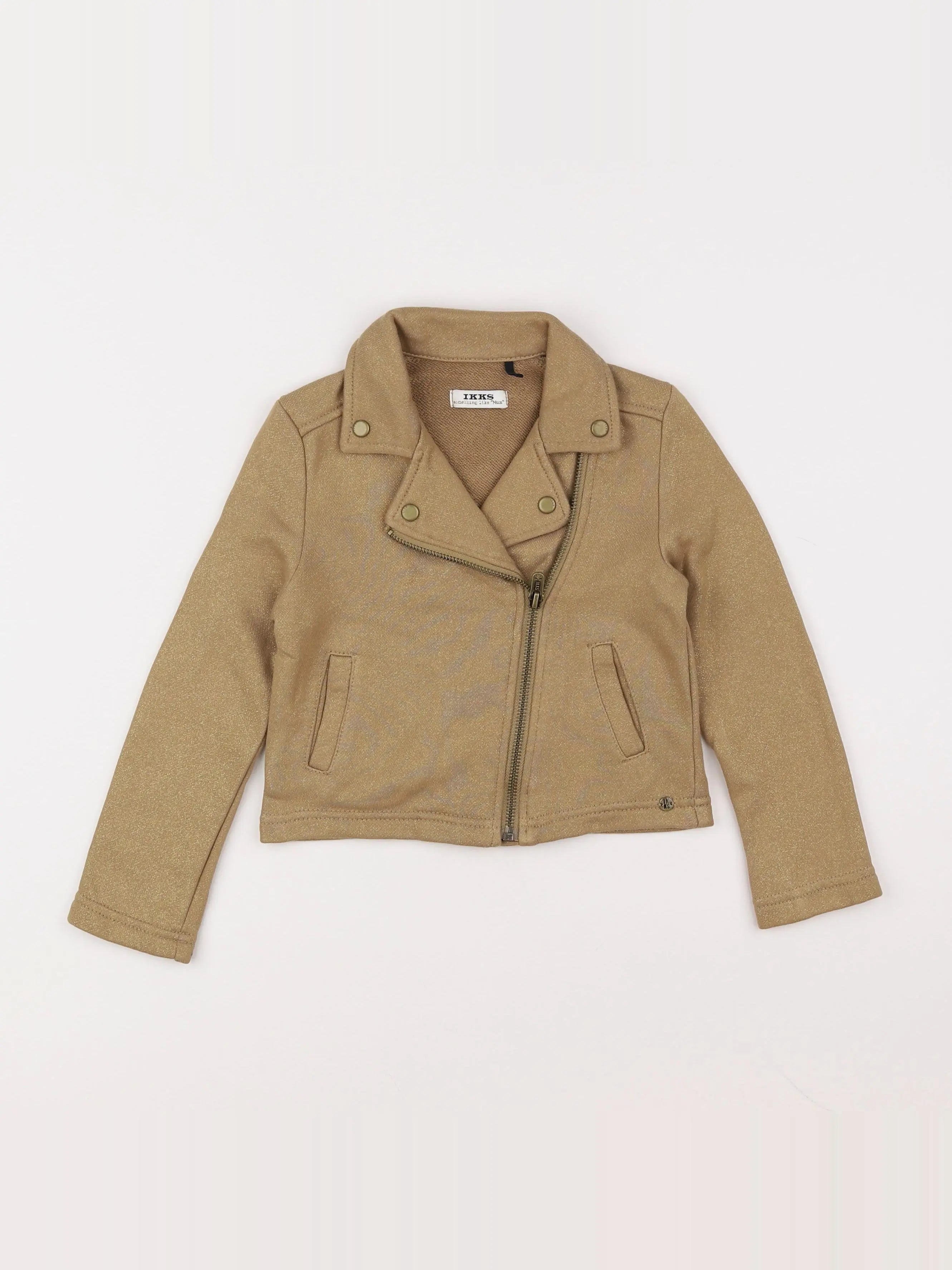 IKKS - veste marron, or - 4 ans