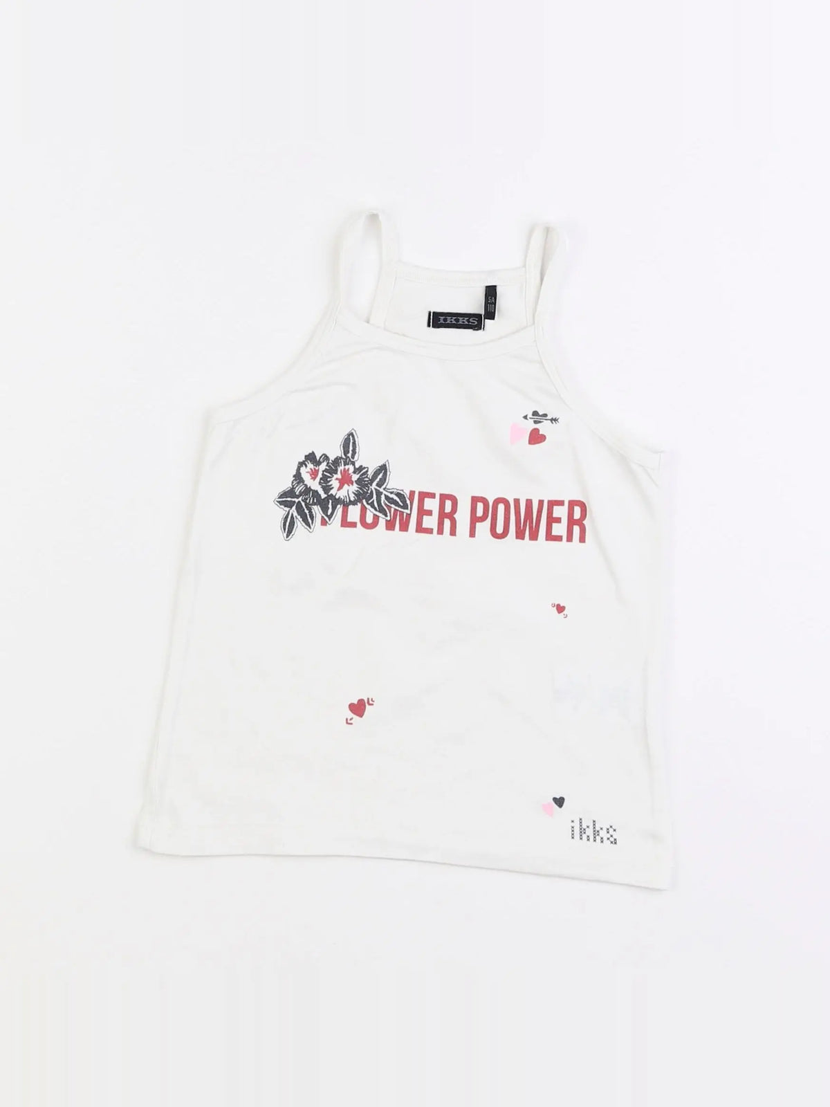IKKS - débardeur blanc - 5 ans