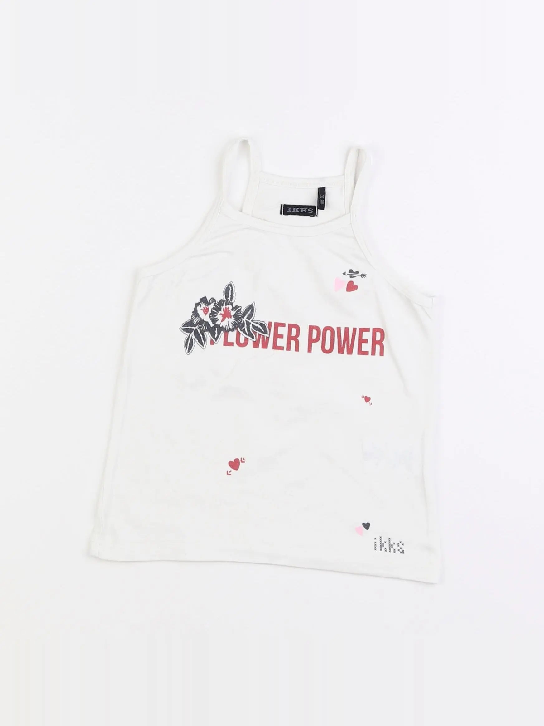 IKKS - débardeur blanc - 5 ans