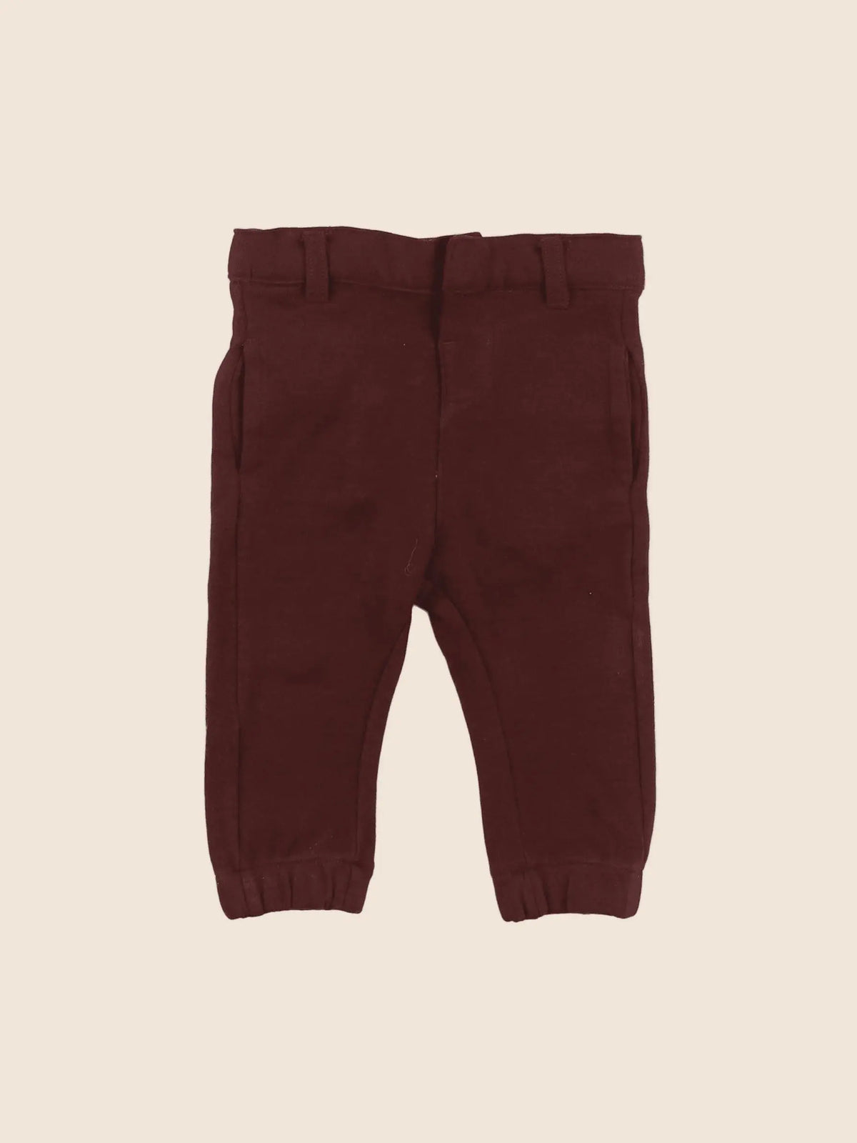 Vertbaudet - pantalon rouge - 6 mois
