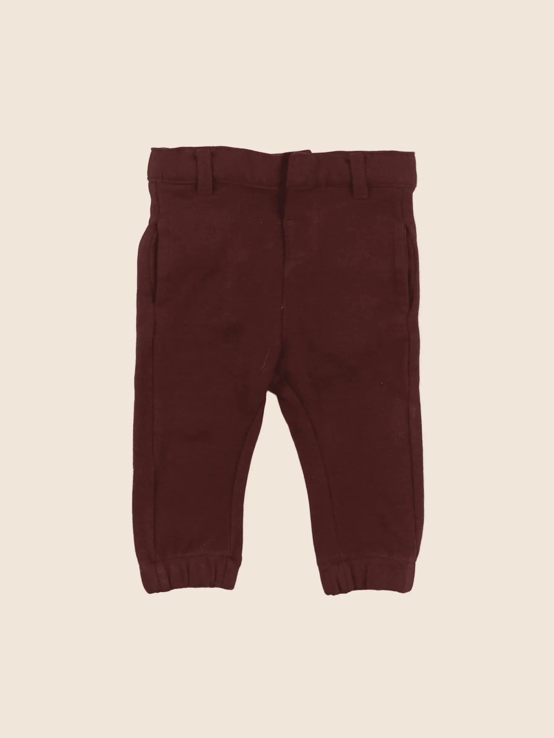 Vertbaudet - pantalon rouge - 6 mois