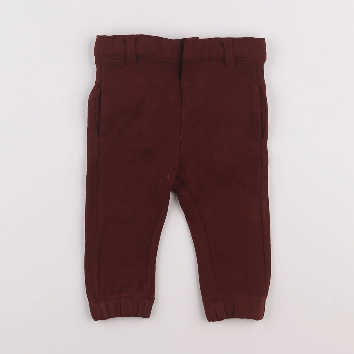 Vertbaudet - pantalon rouge - 6 mois