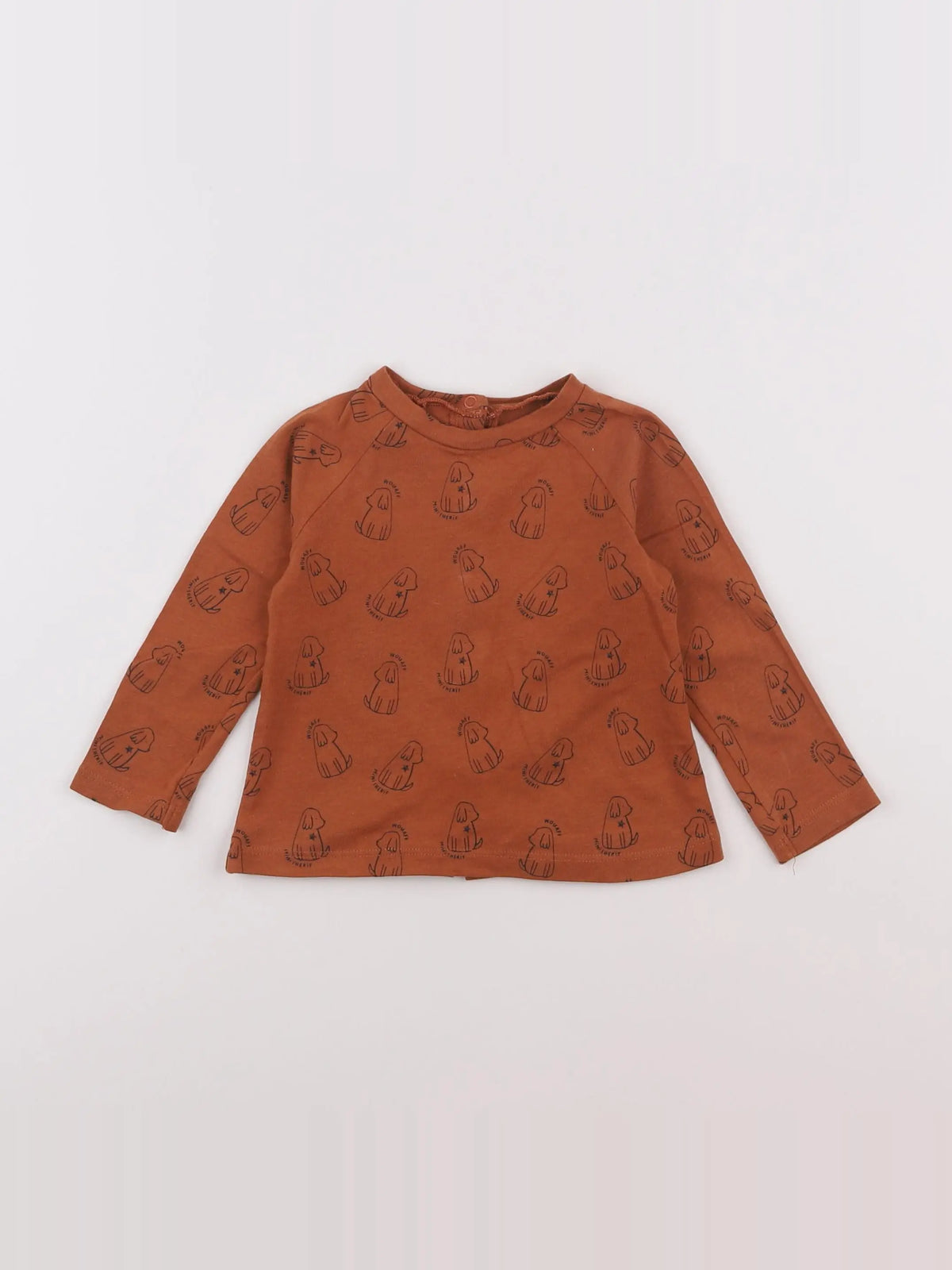 Vertbaudet - tee-shirt orange - 9 mois