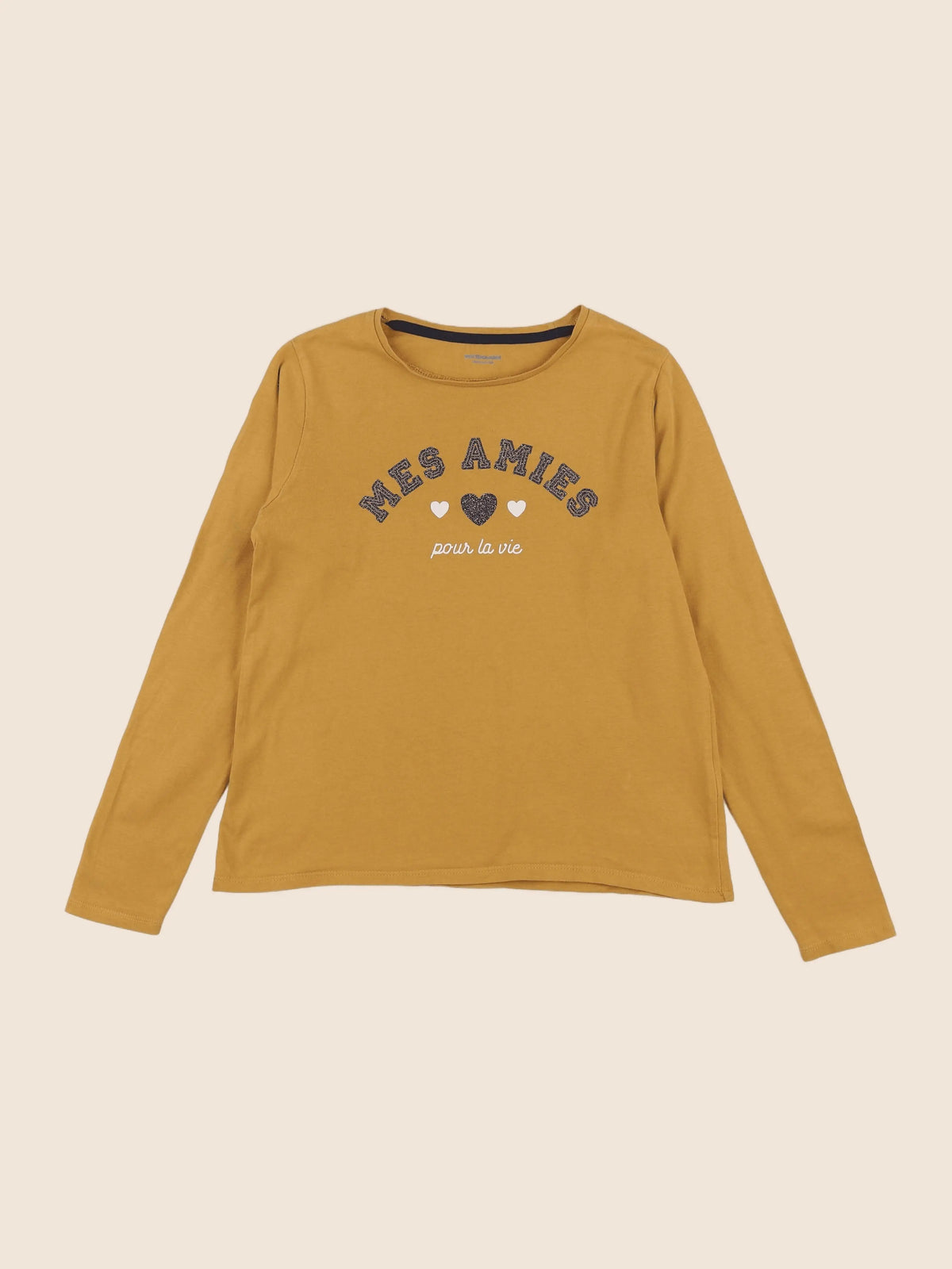 Vertbaudet - tee-shirt jaune - 10 ans