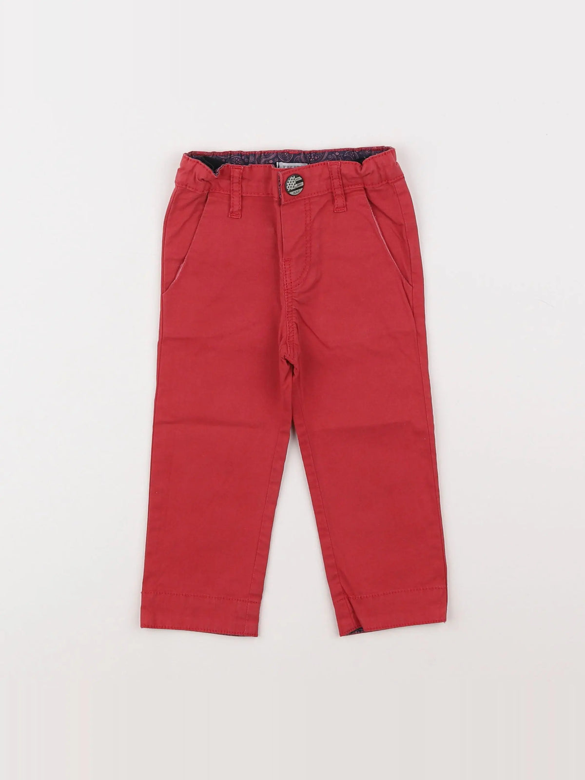 IKKS - jean rouge - 6 mois