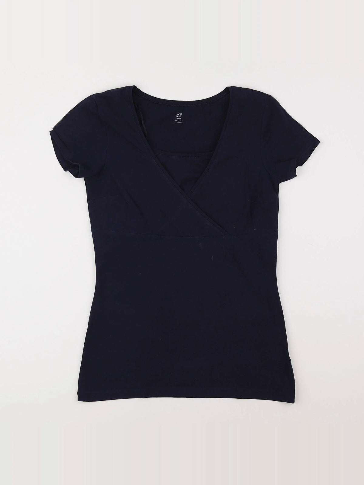 H&M - tee-shirt grossesse bleu - 38