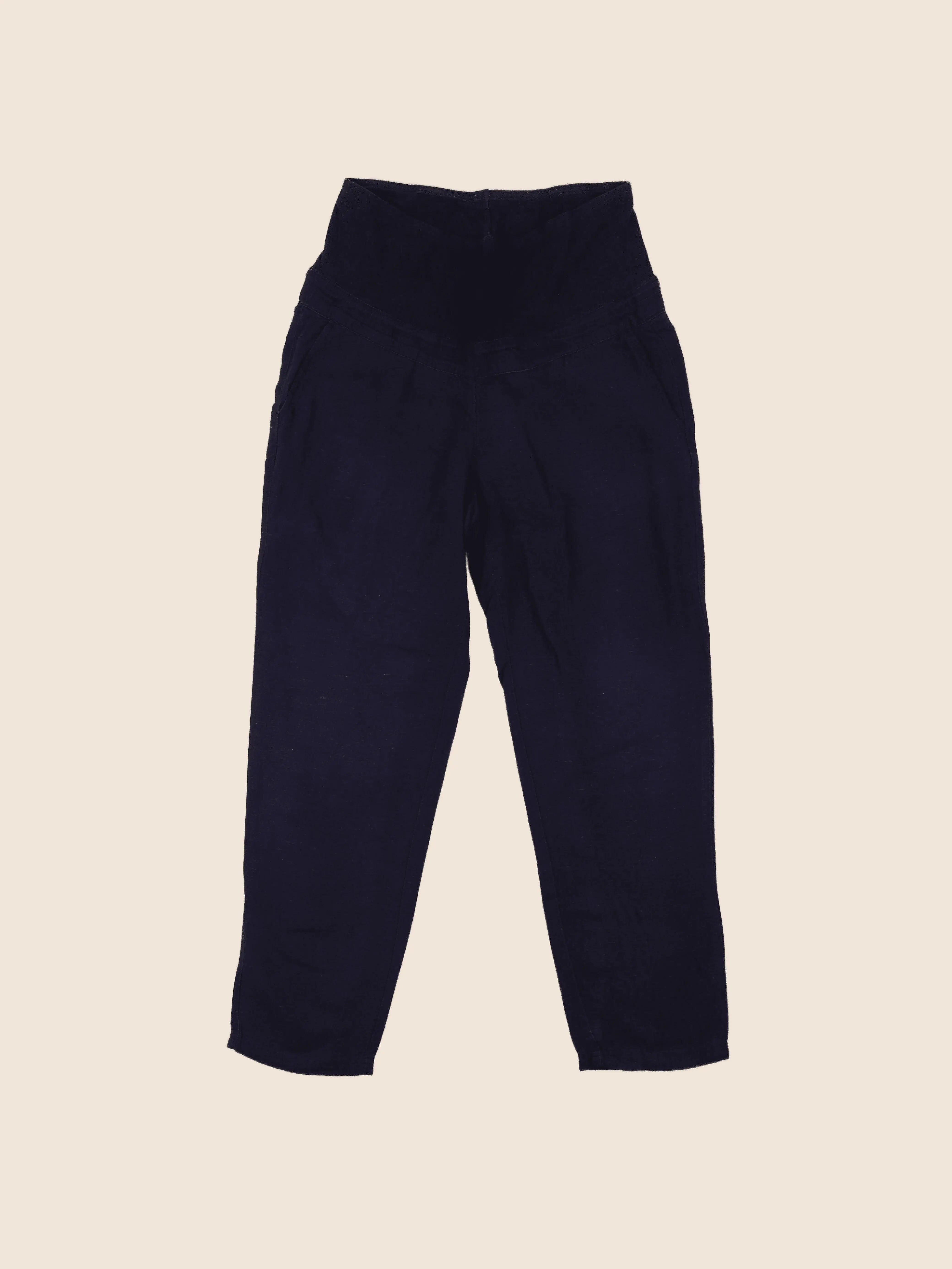 H&M - pantalon grossesse bleu - 38