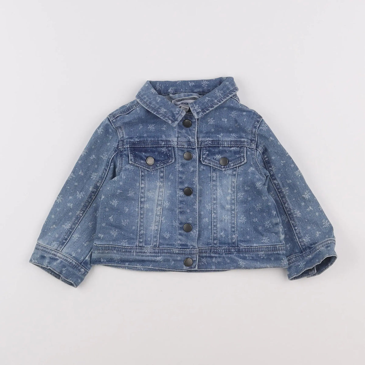 Vertbaudet - veste bleu - 9 mois