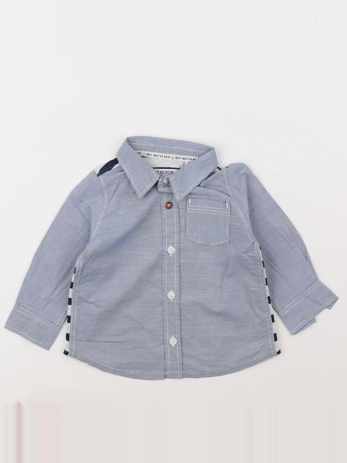 IKKS - chemise bleu - 6 mois