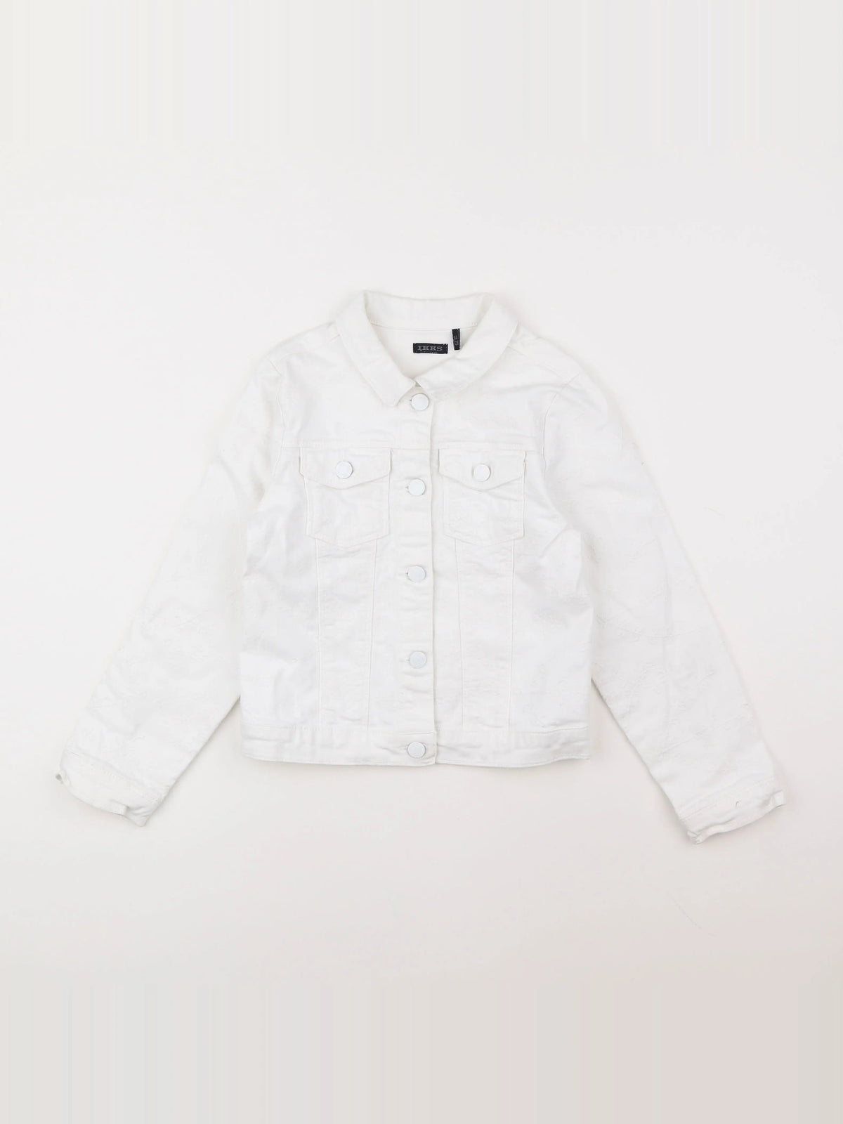 IKKS - veste blanc - 8 ans