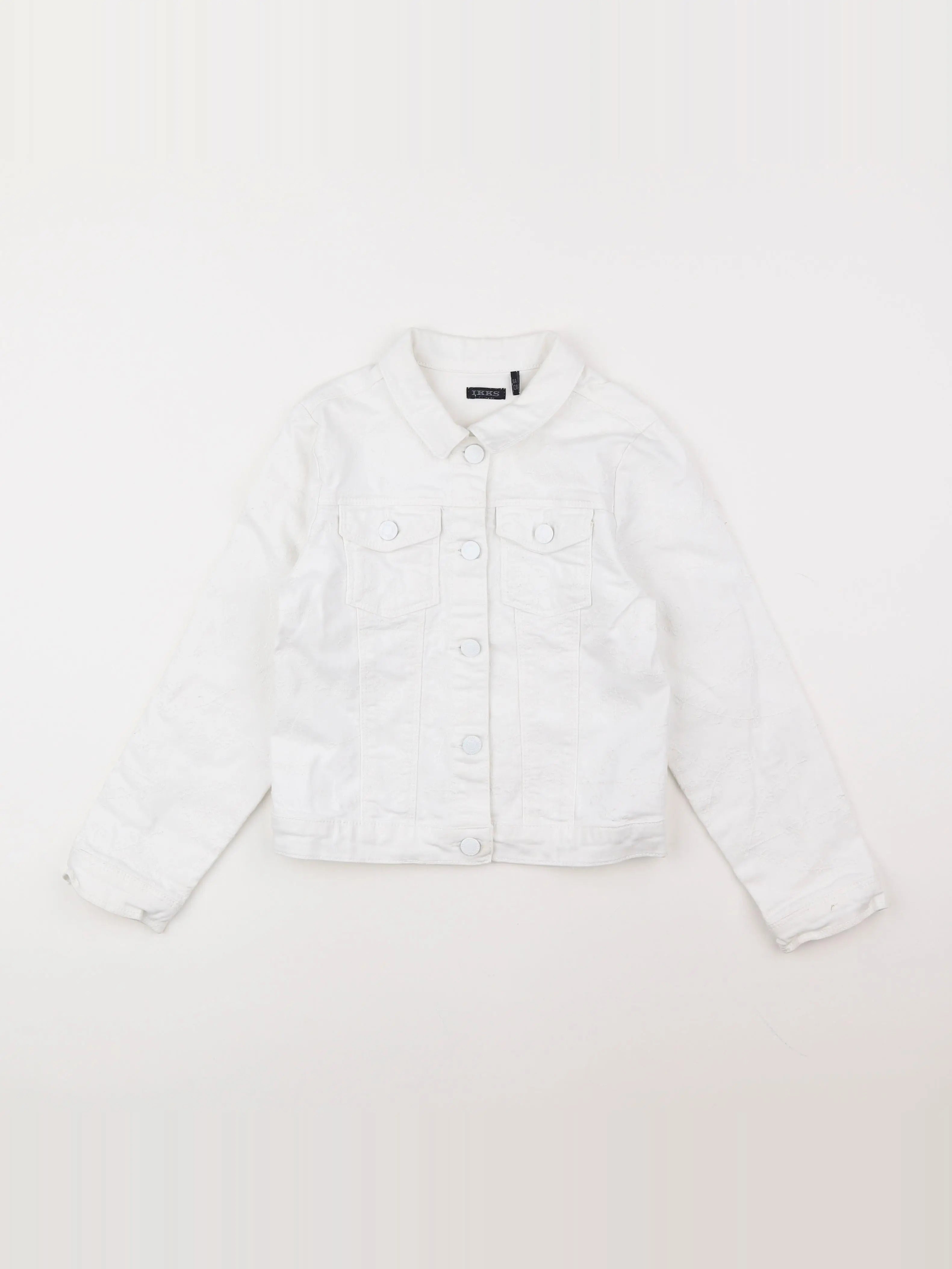 IKKS - veste blanc - 8 ans