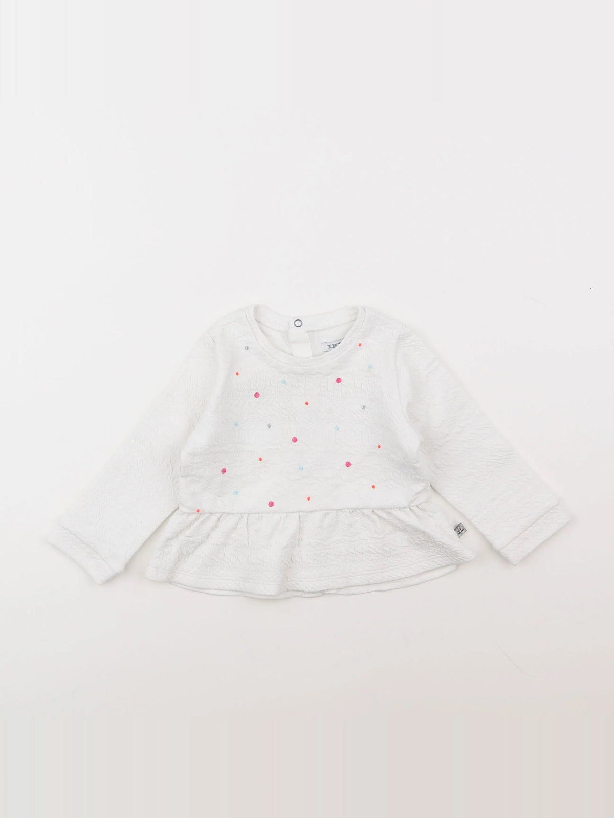 IKKS - blouse blanc - 18 mois
