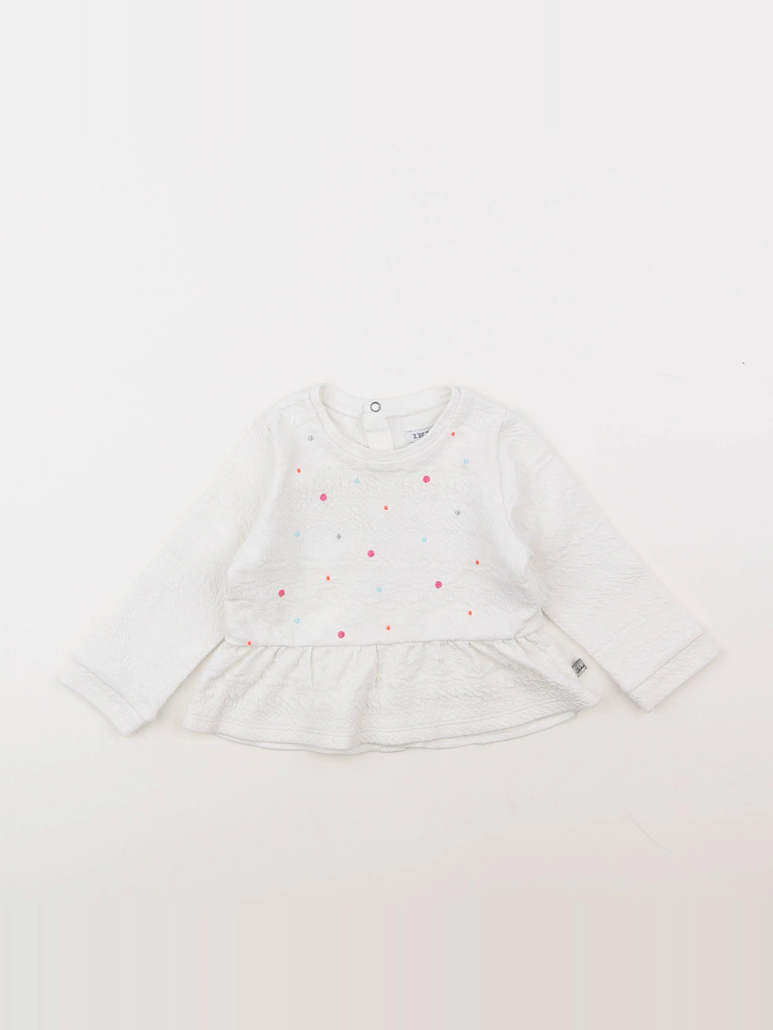 IKKS - blouse blanc - 18 mois