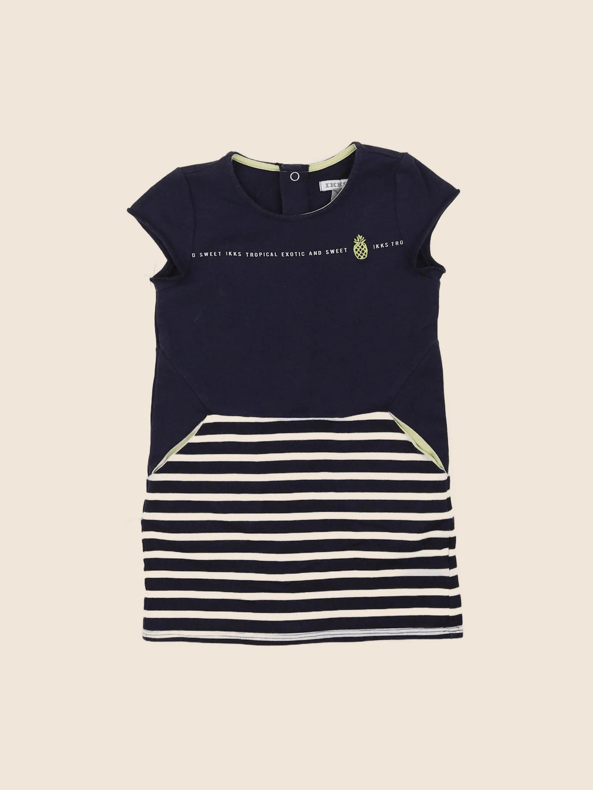 IKKS - robe bleu - 2 ans