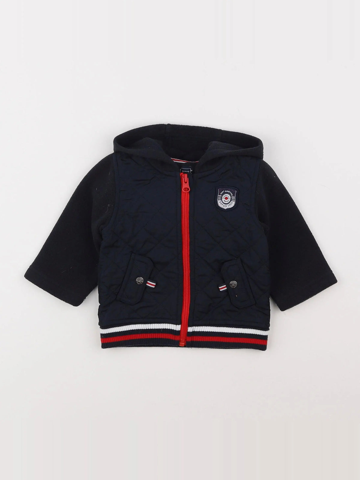 Terre de marins - veste bleu - 6 mois