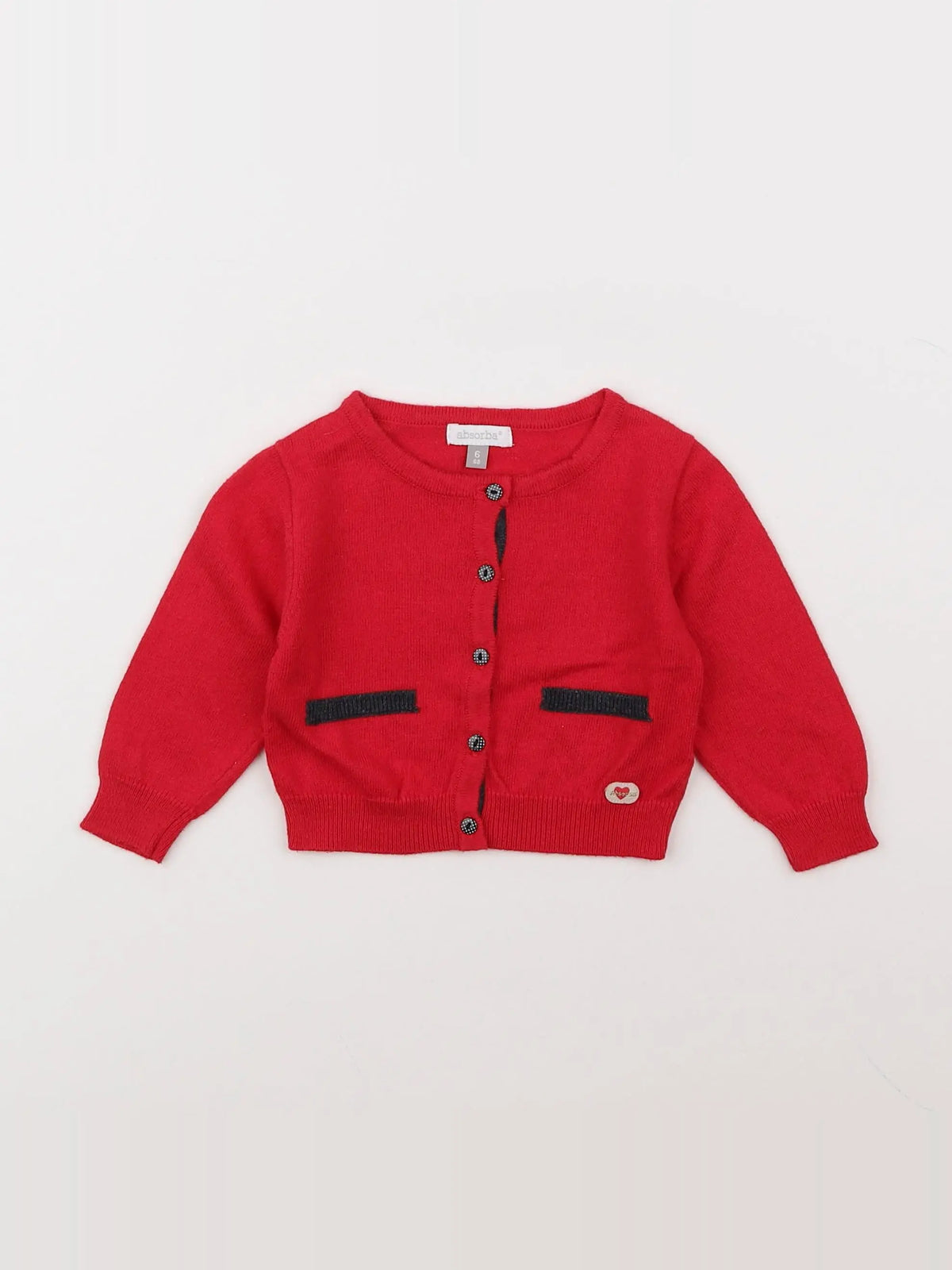 Absorba - gilet rose - 6 mois