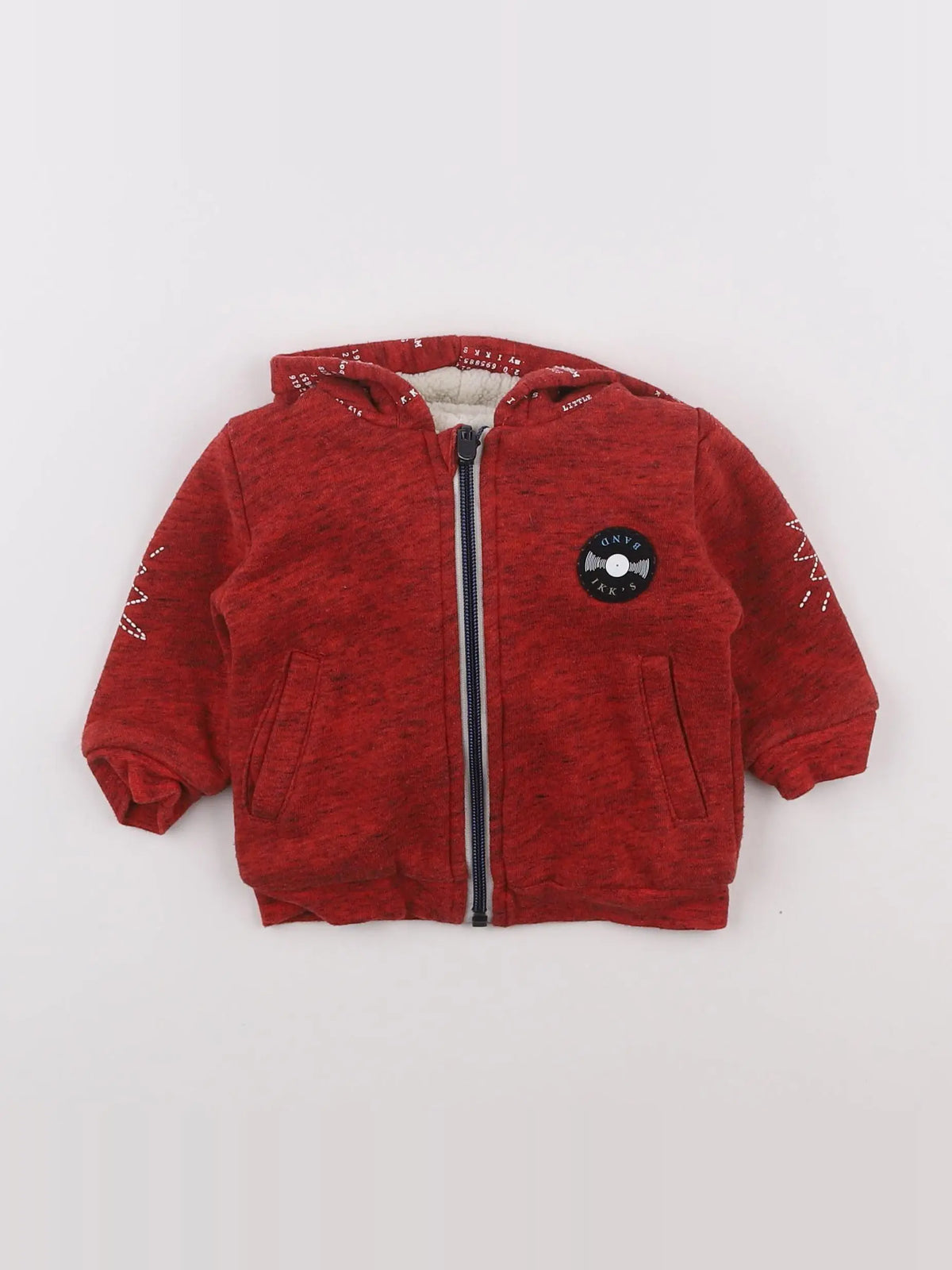 IKKS - sweat rouge - 6 mois