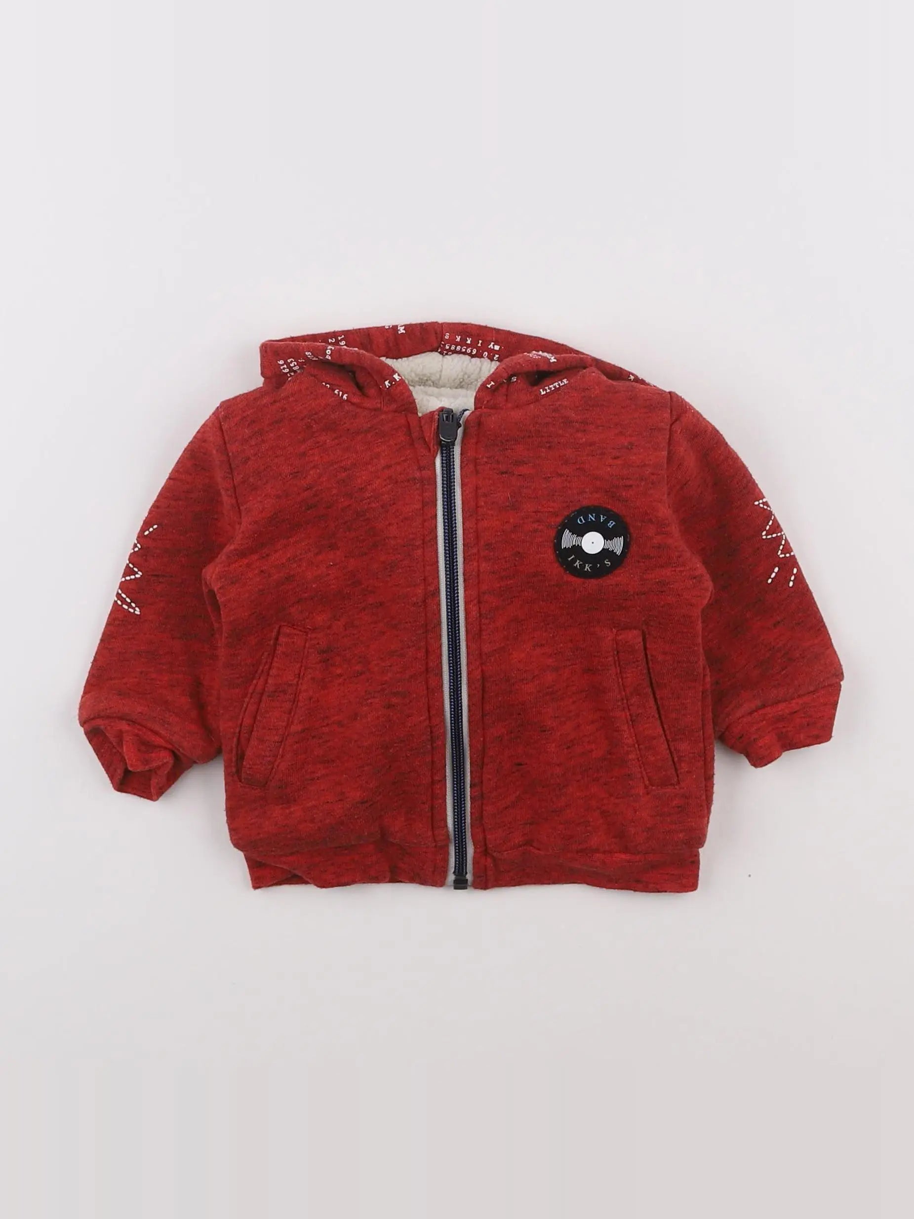 IKKS - sweat rouge - 6 mois