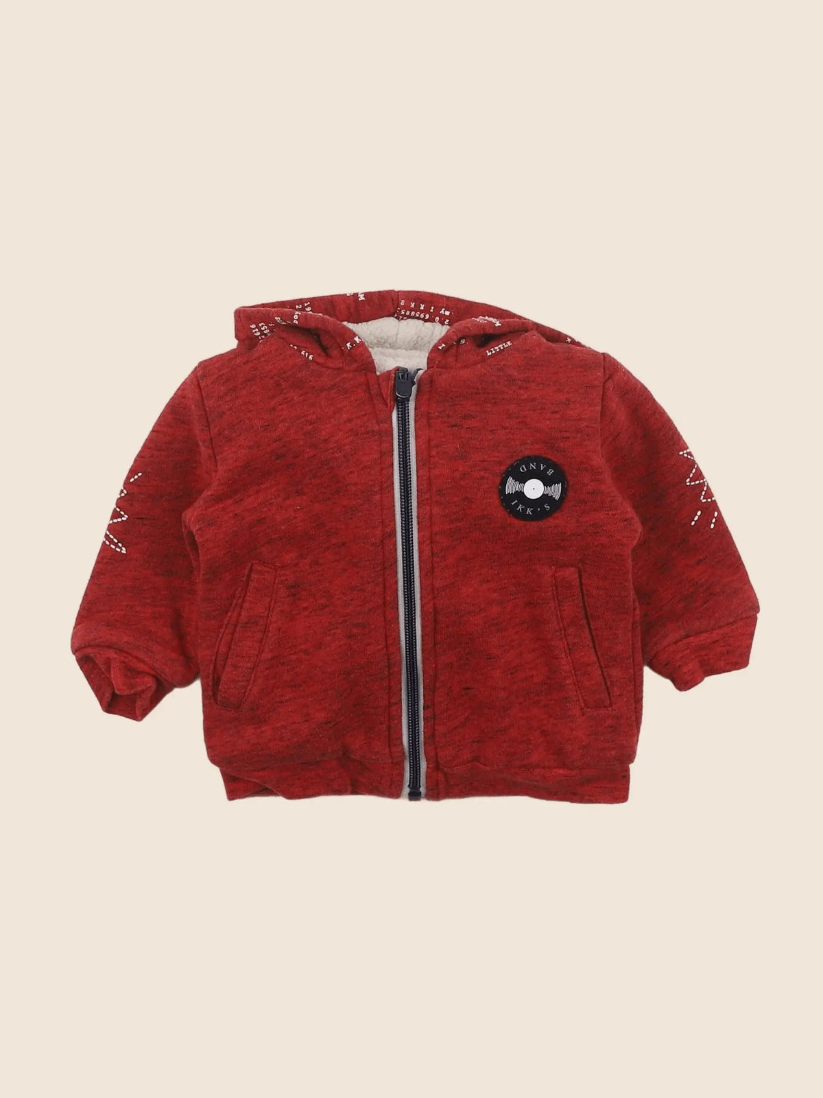 IKKS - sweat rouge - 6 mois