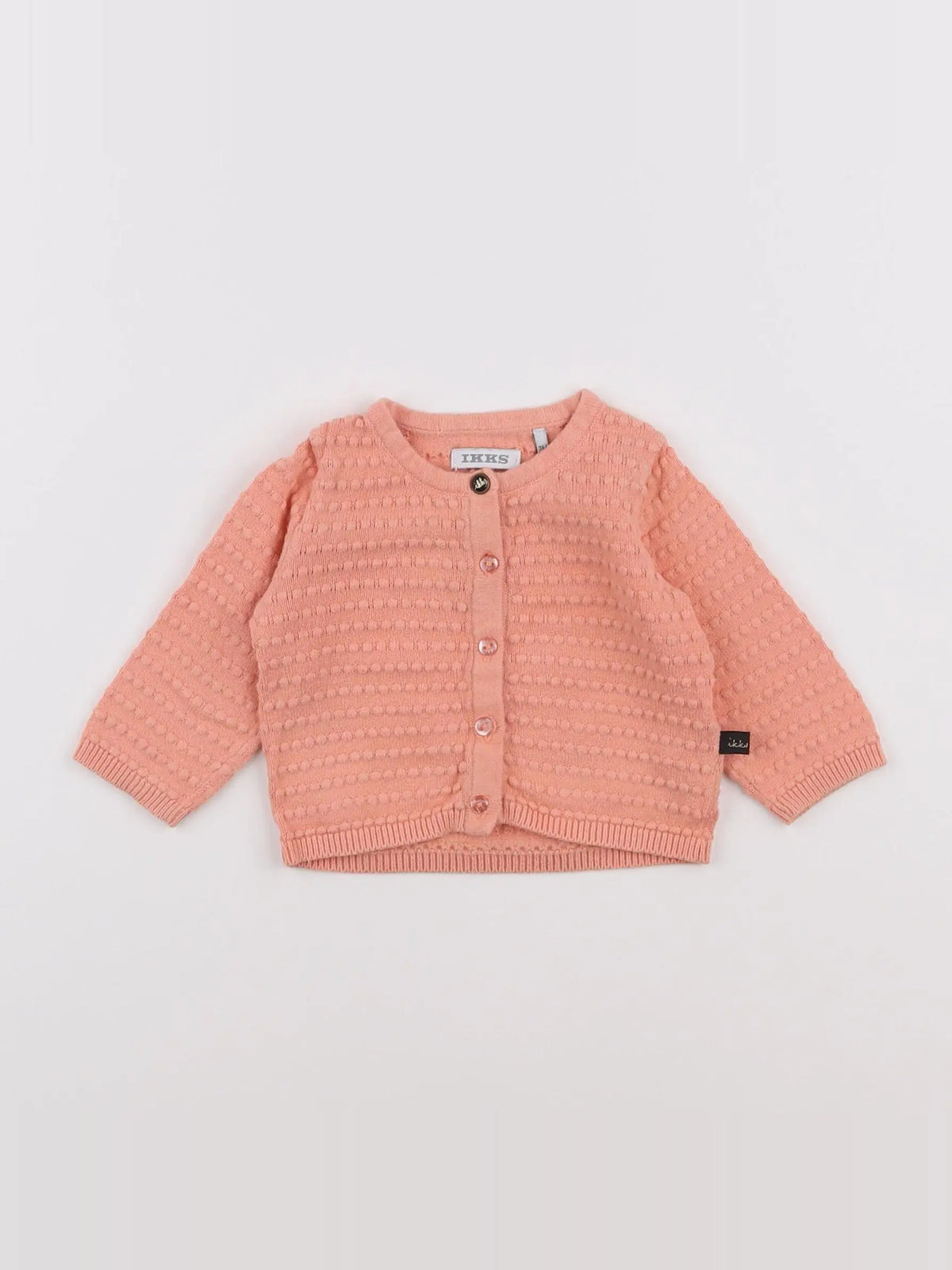 IKKS - gilet rose - 3 mois