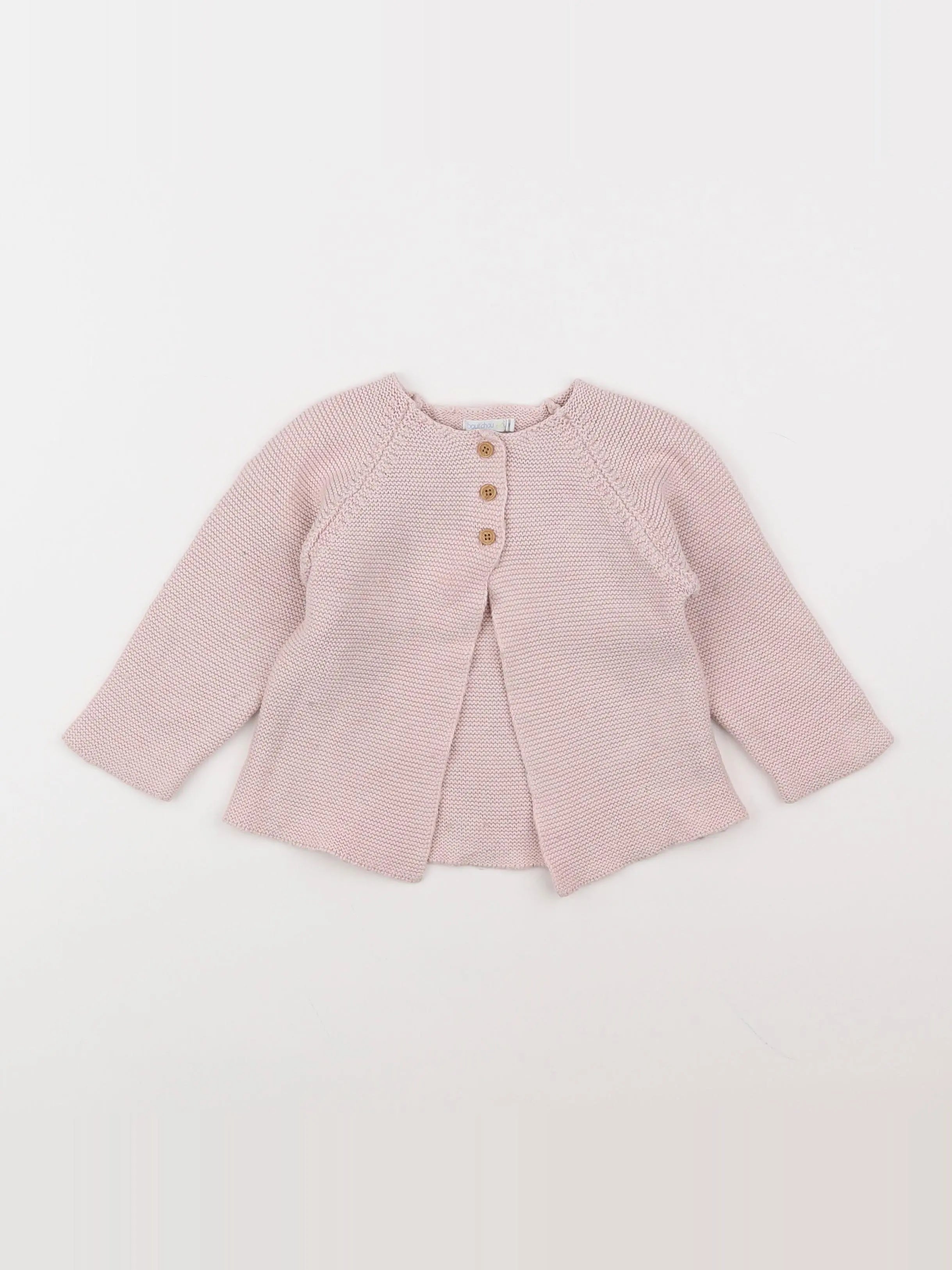 Boutchou - gilet rose - 18 mois