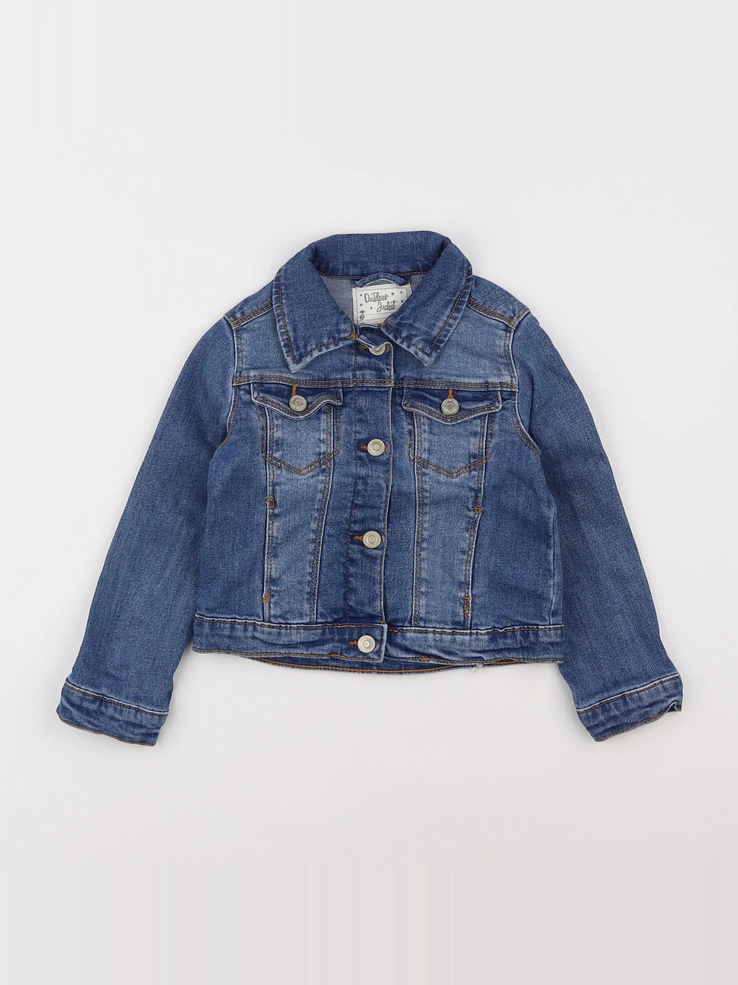 Vertbaudet - veste bleu - 4 ans