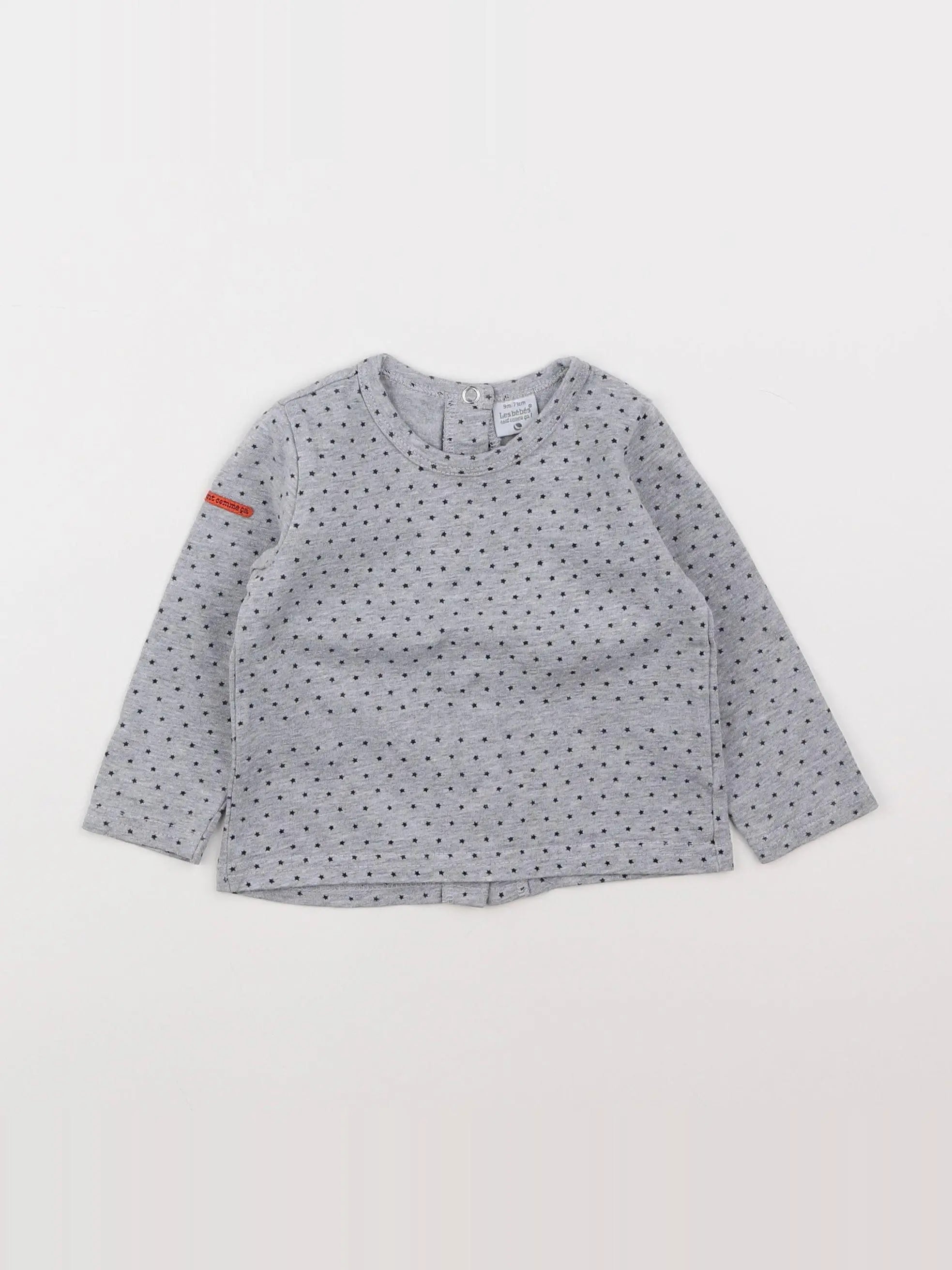 Absorba - tee-shirt gris - 9 mois