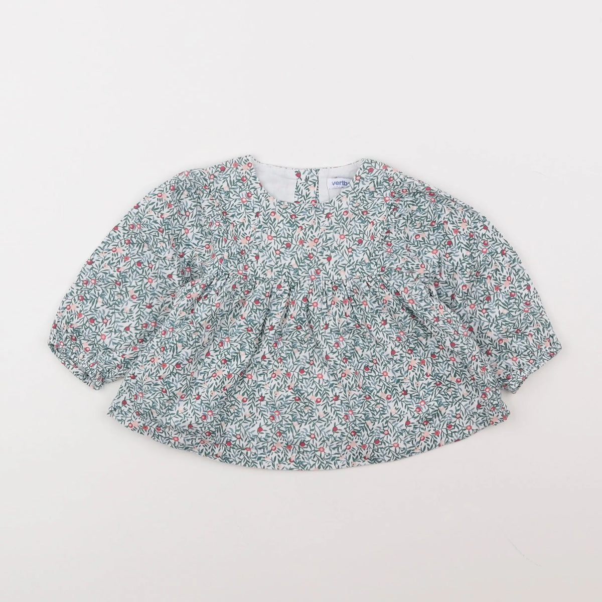 Vertbaudet - blouse multicolore - 12 mois