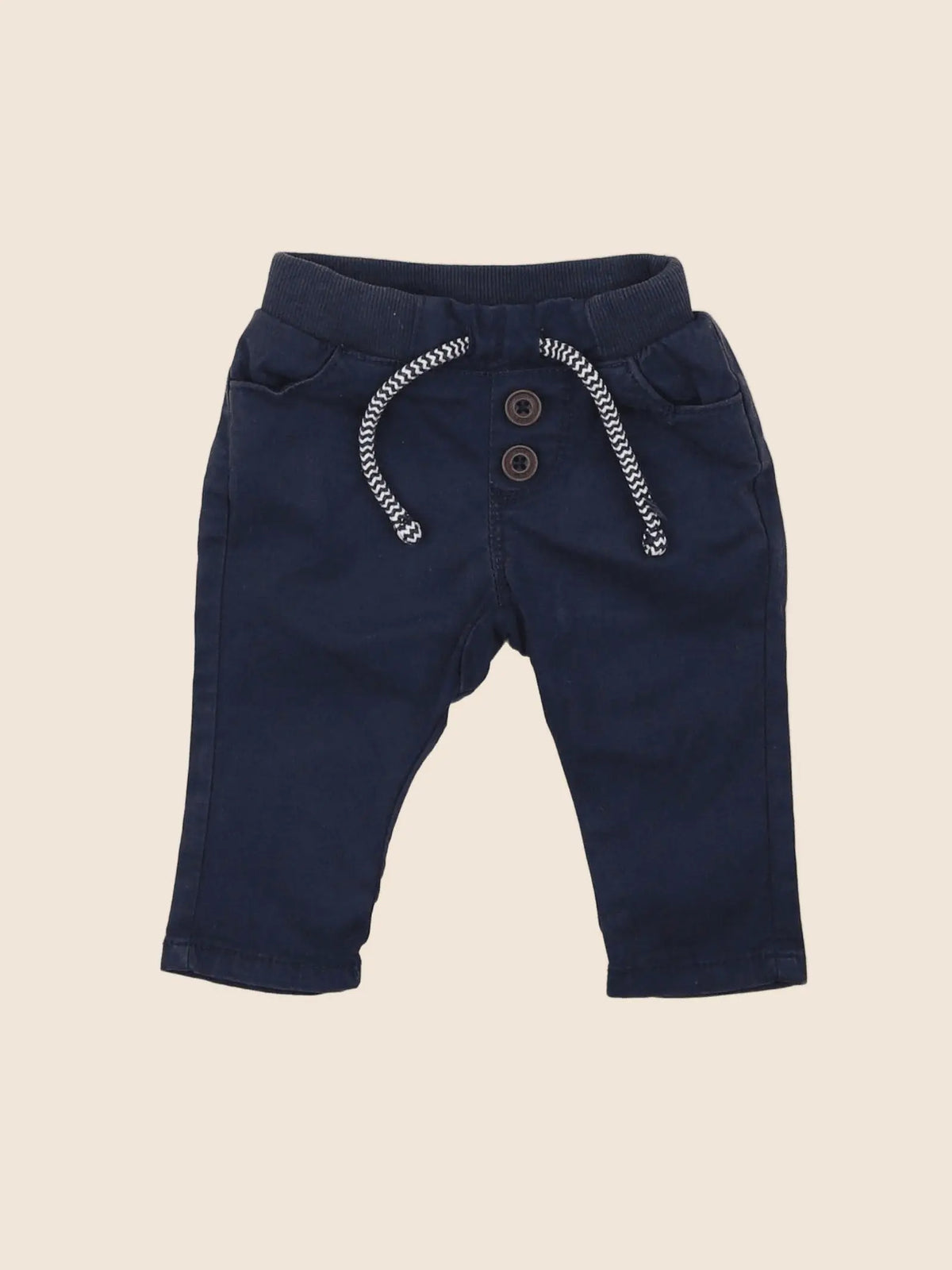 Tape à l'oeil - pantalon bleu - 3 mois