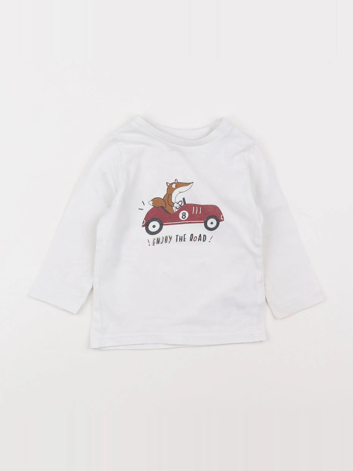 Vertbaudet - tee-shirt blanc - 12 mois
