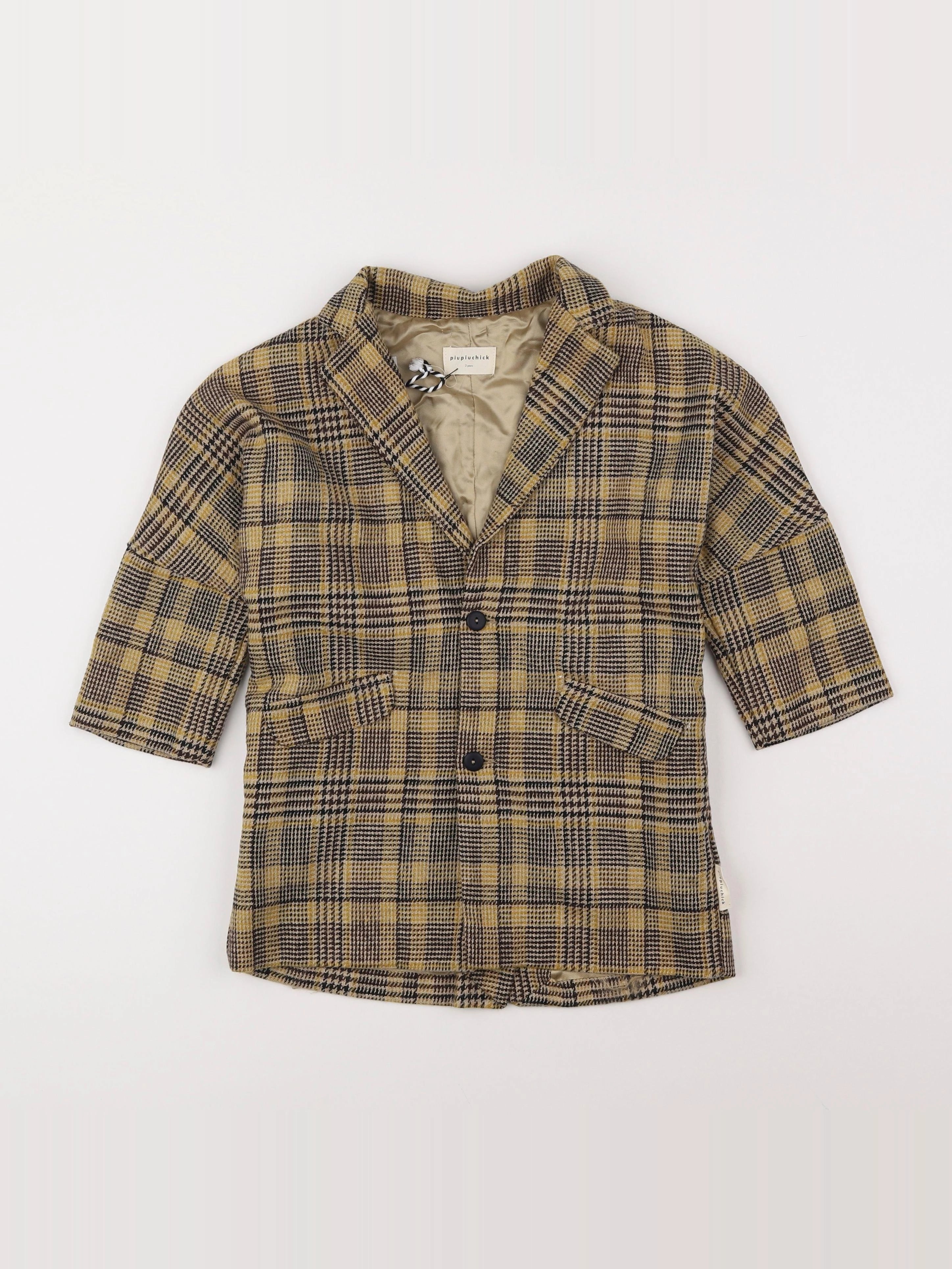 Piupiuchick - veste beige - 3 ans