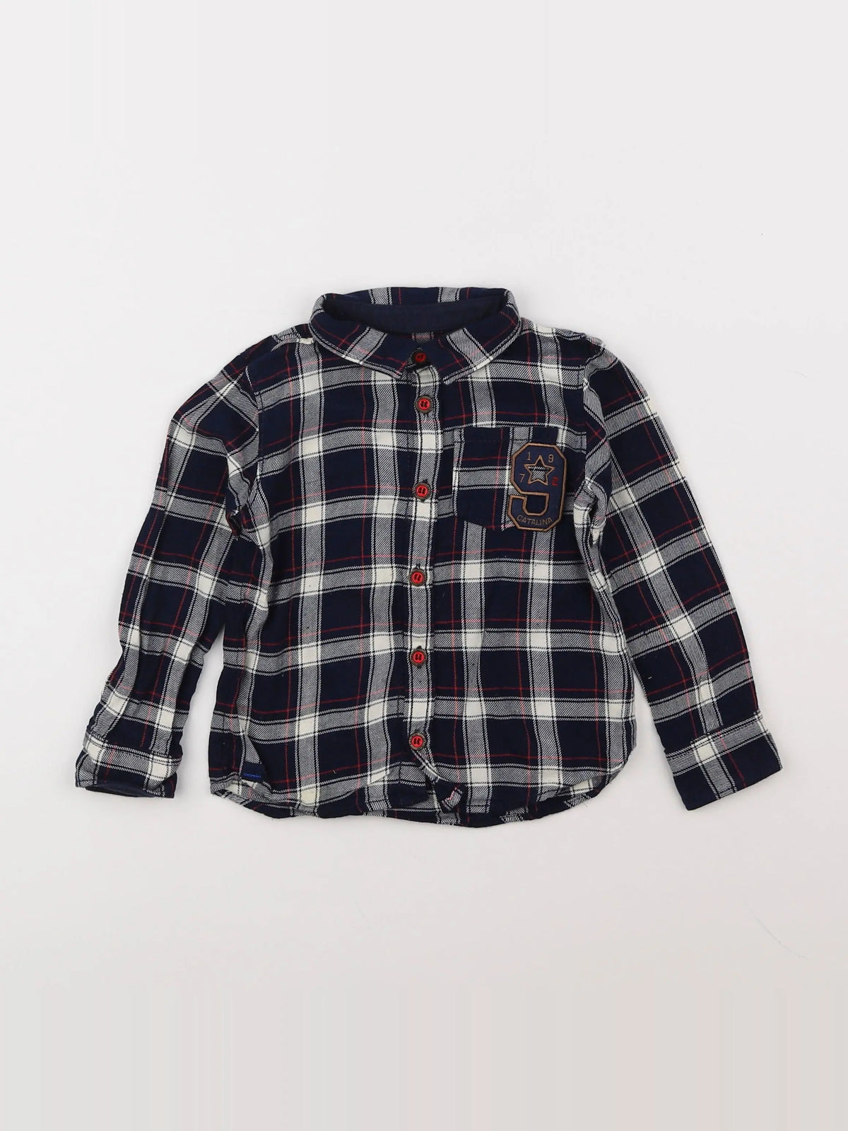 Catimini - chemise bleu - 3 ans