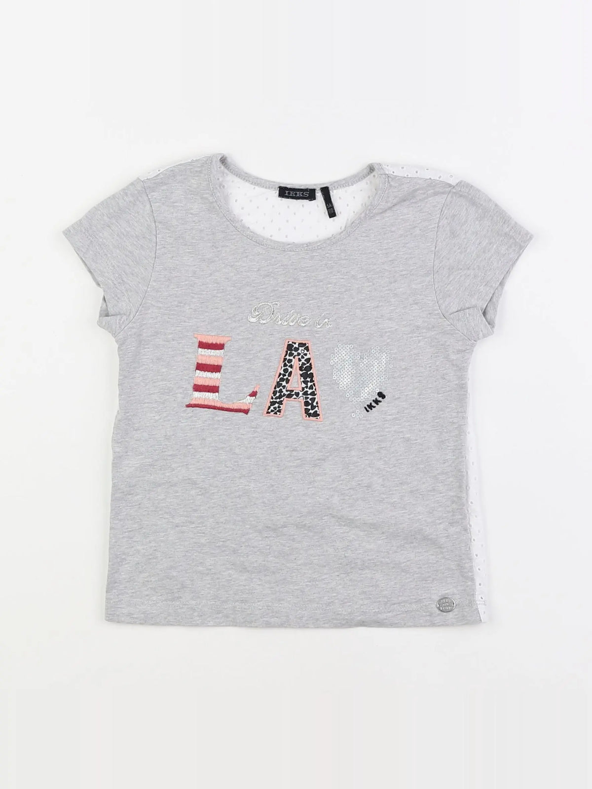 IKKS - tee-shirt gris - 5 ans