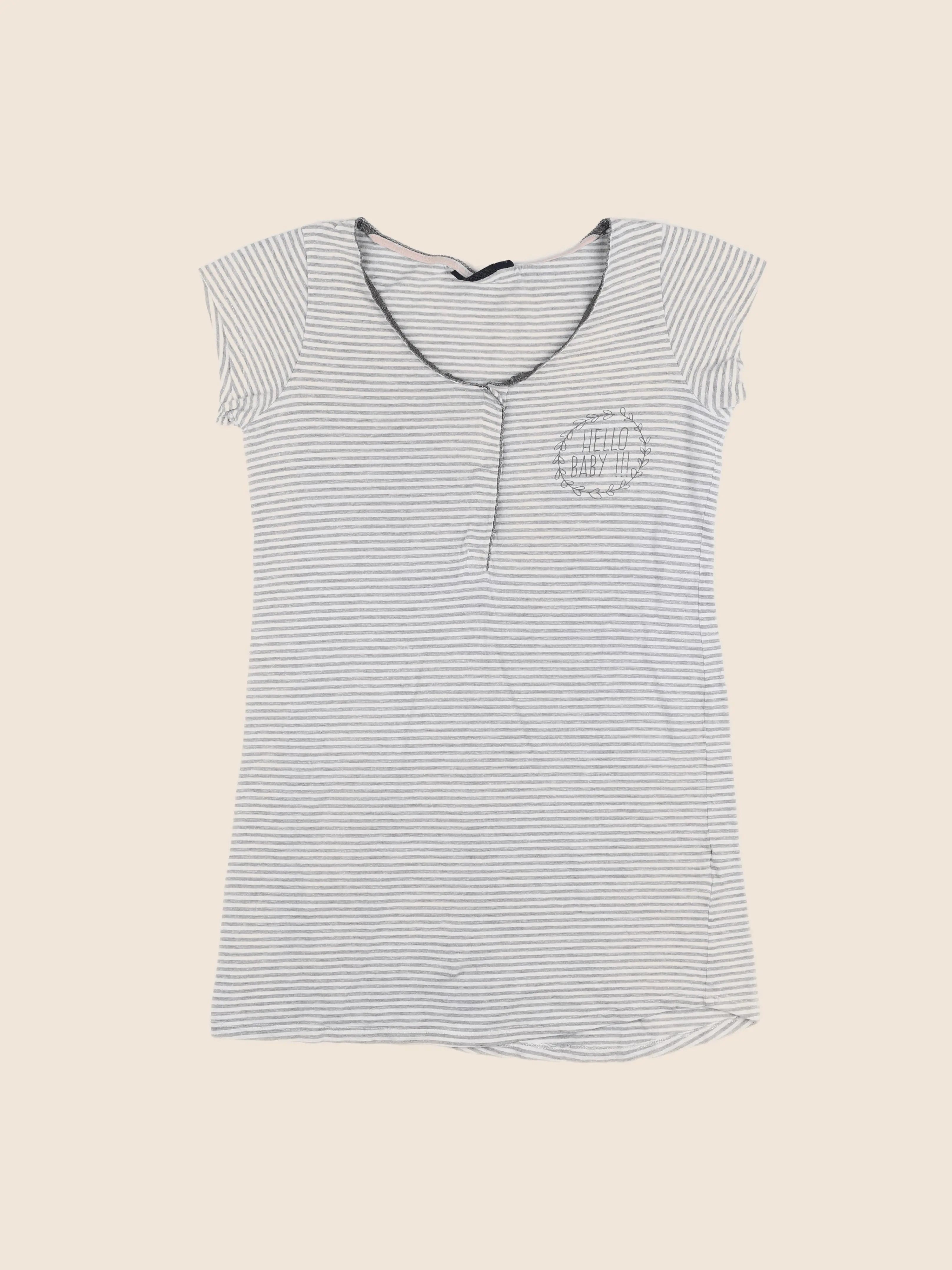 Kiabi - tee-shirt grossesse gris - 34 à 36