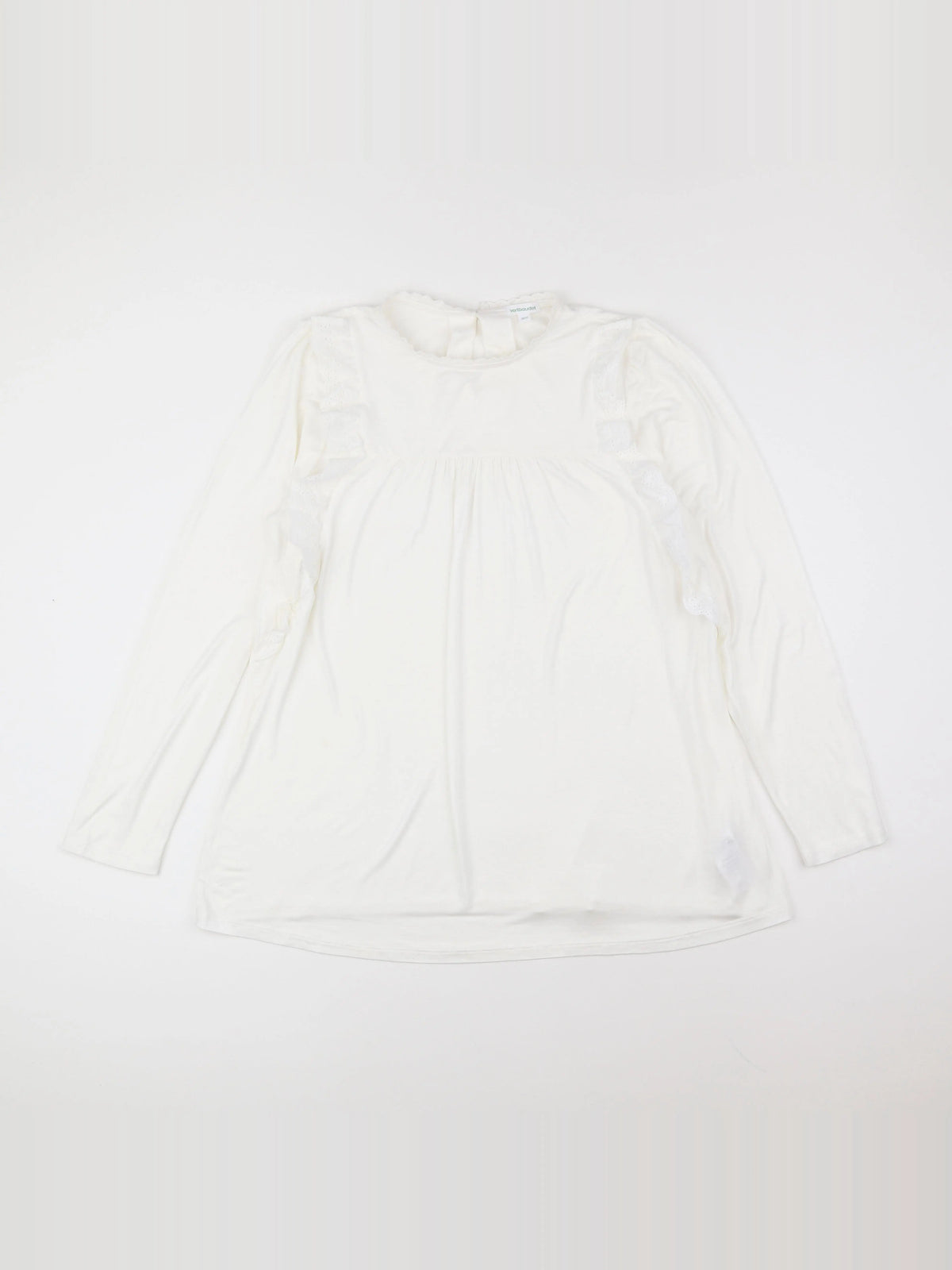 Vertbaudet - tee-shirt grossesse blanc - 38 à 40
