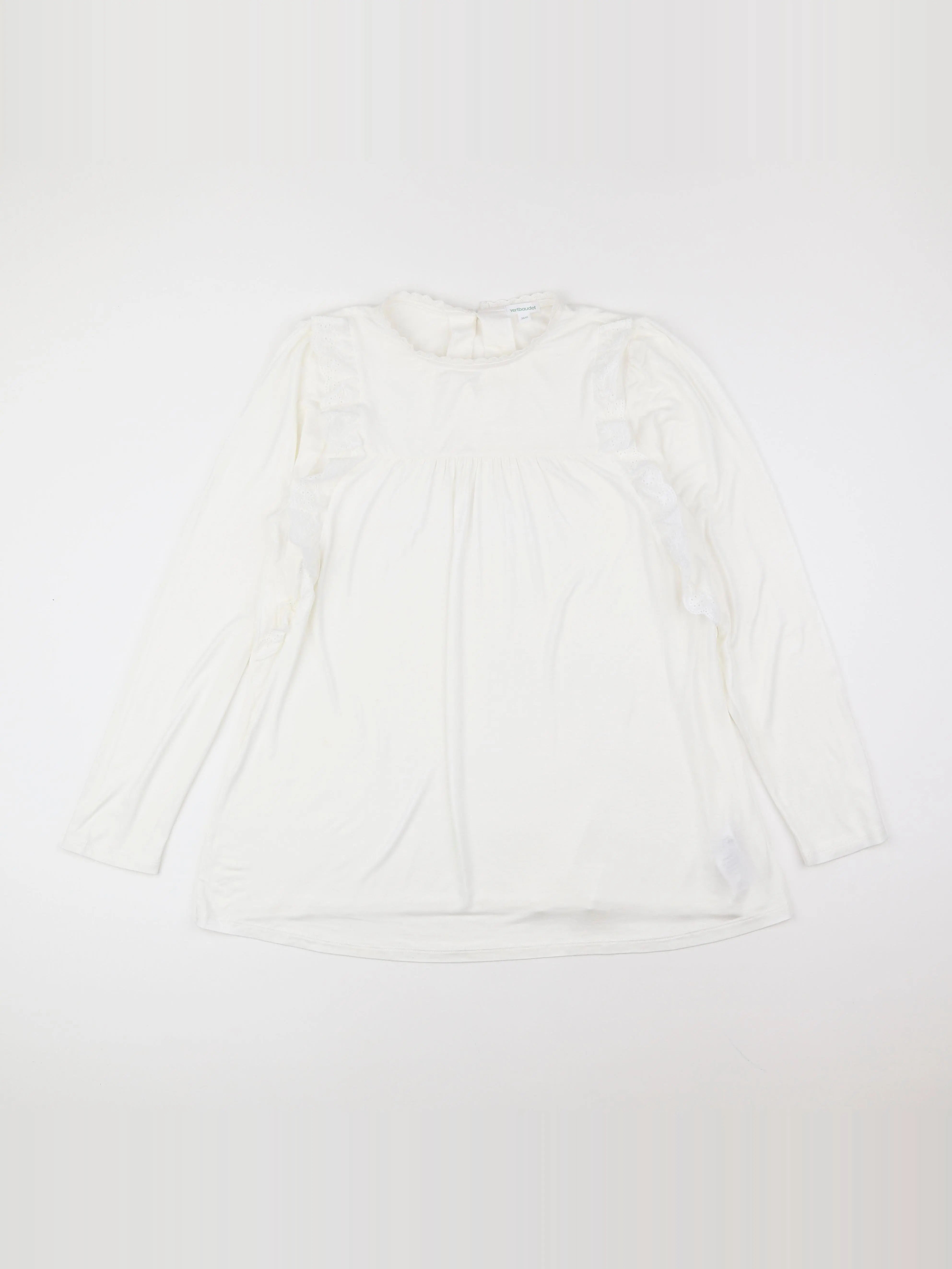 Vertbaudet - tee-shirt grossesse blanc - 38 à 40