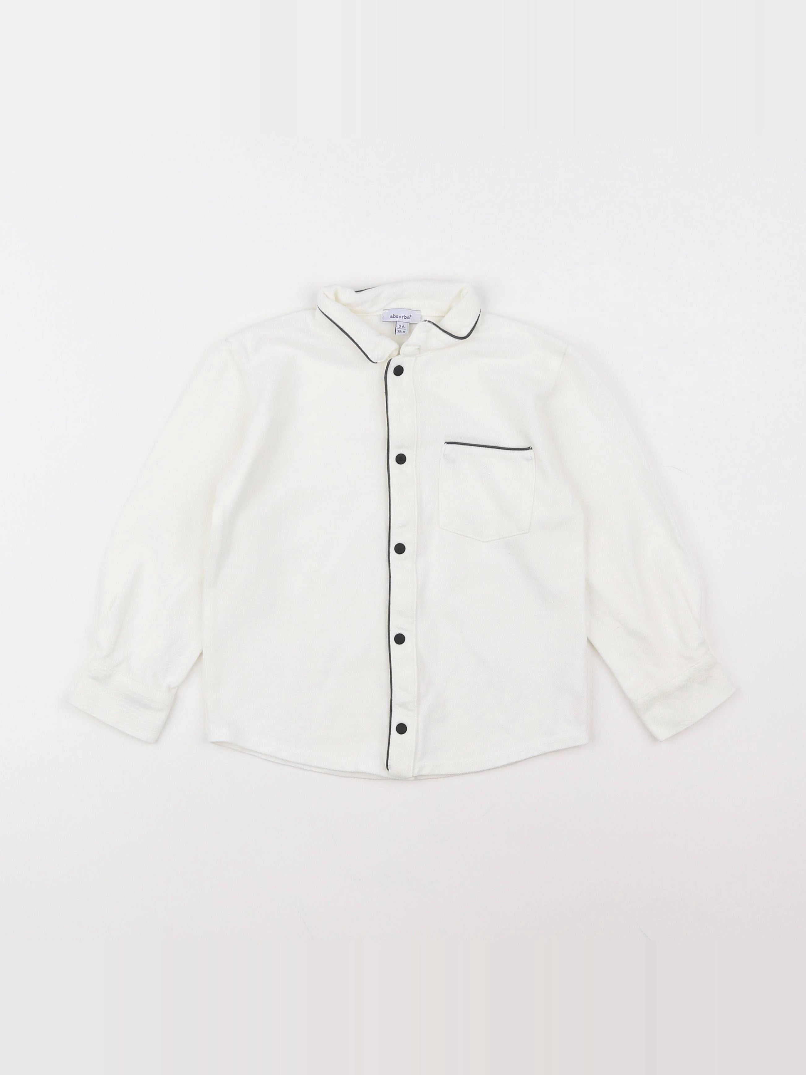 Absorba - chemise blanc - 3 ans
