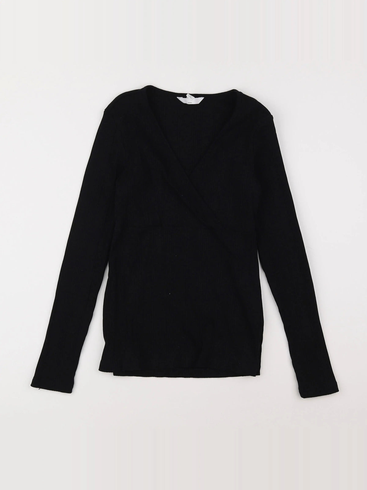 H&M - tee-shirt grossesse noir - 36 à 38