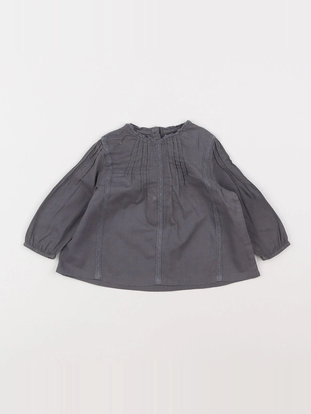 Boutchou - blouse gris - 6 mois