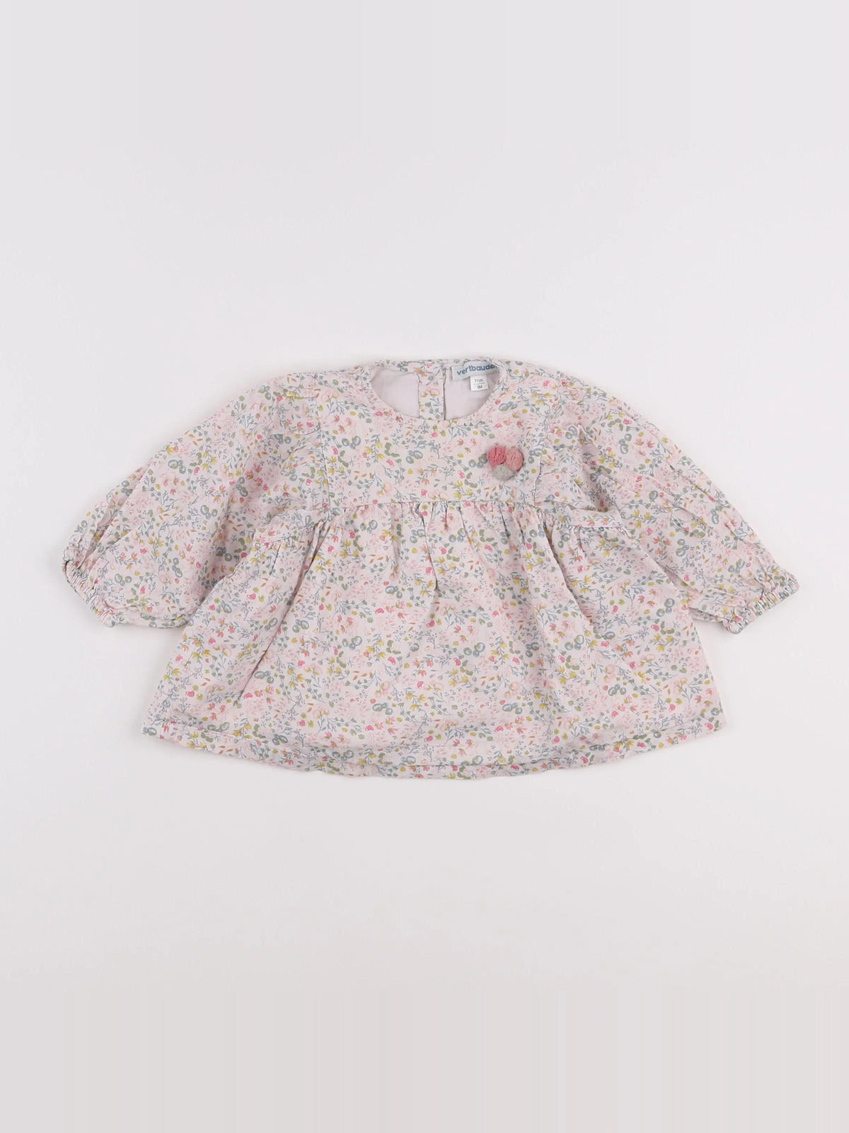 Vertbaudet - blouse multicolore - 9 mois