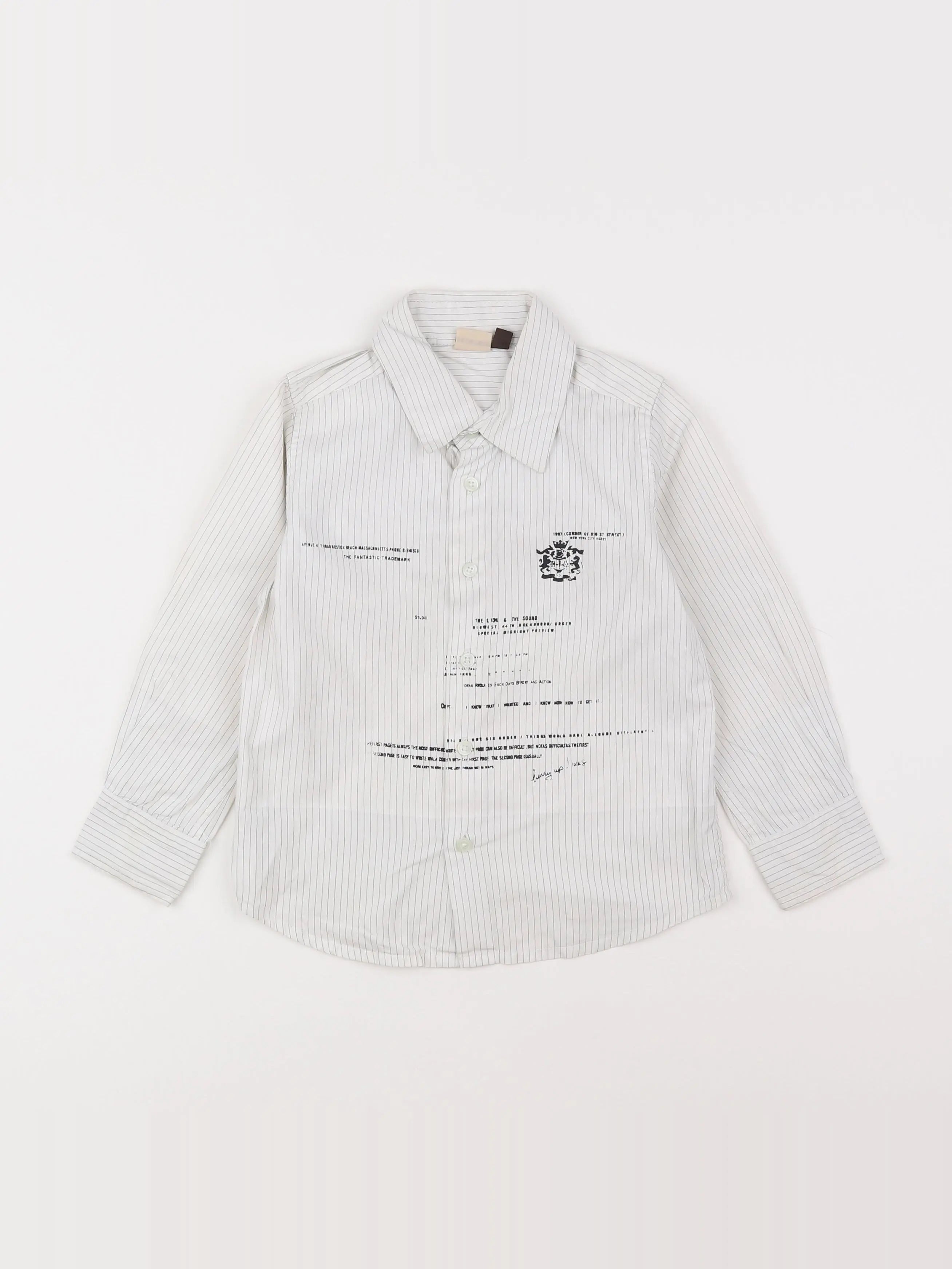 IKKS - chemise blanc - 4 ans