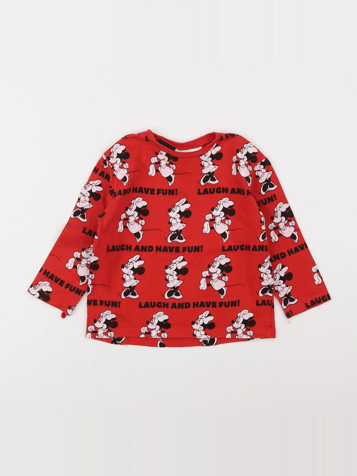 Zara - tee-shirt rouge - 12/18 mois