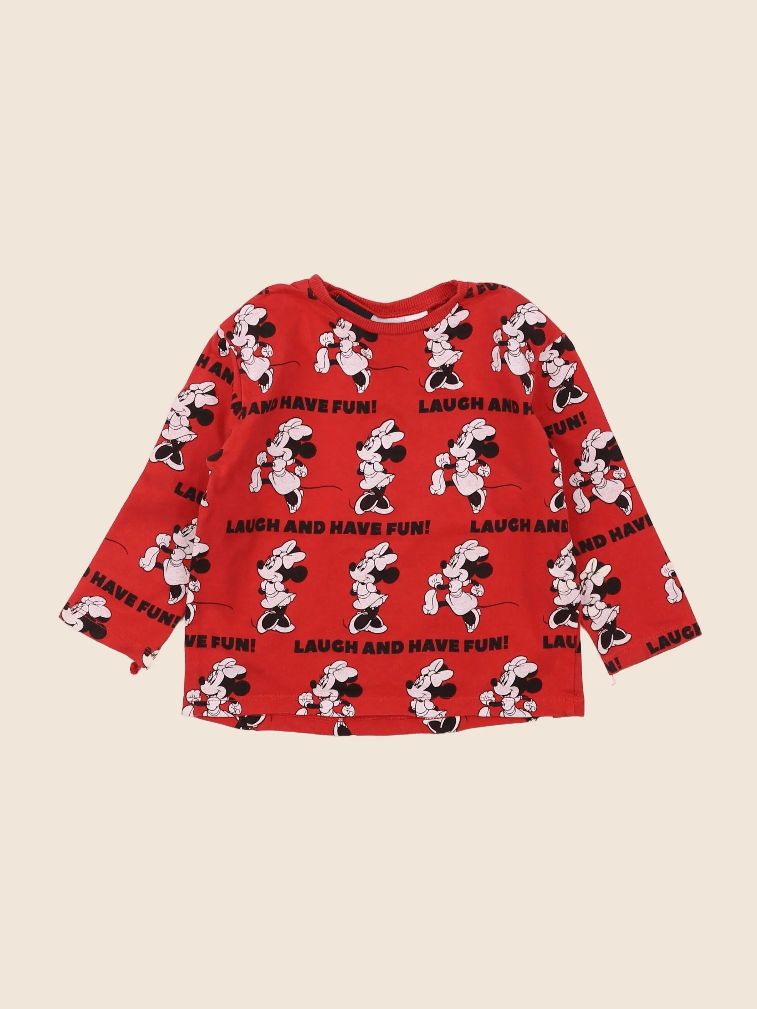 Zara - tee-shirt rouge - 12/18 mois