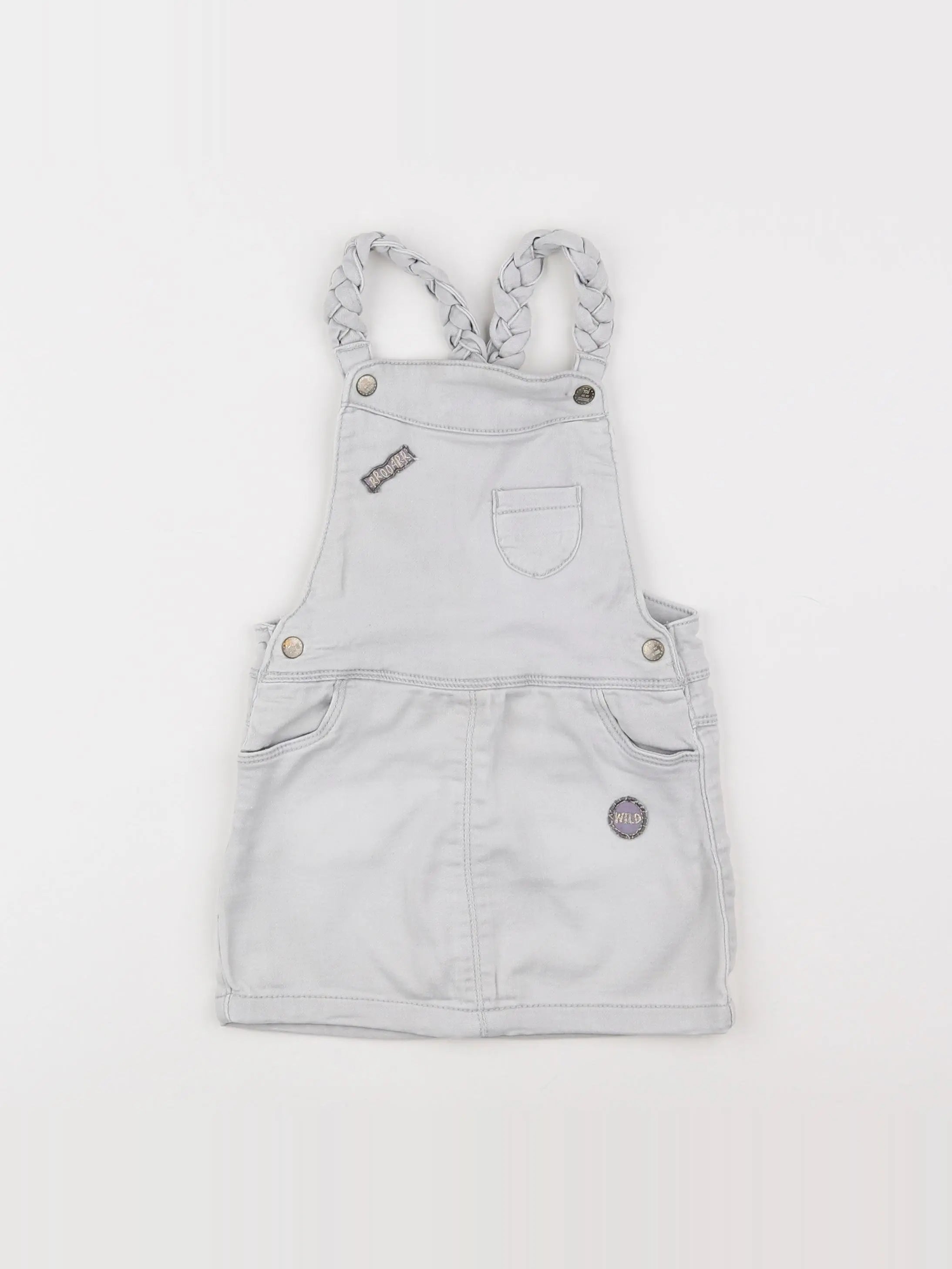 Tape à l'oeil - robe gris - 2 ans