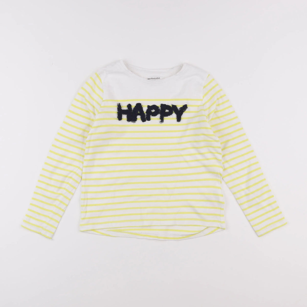 Vertbaudet - tee-shirt blanc - 8 ans