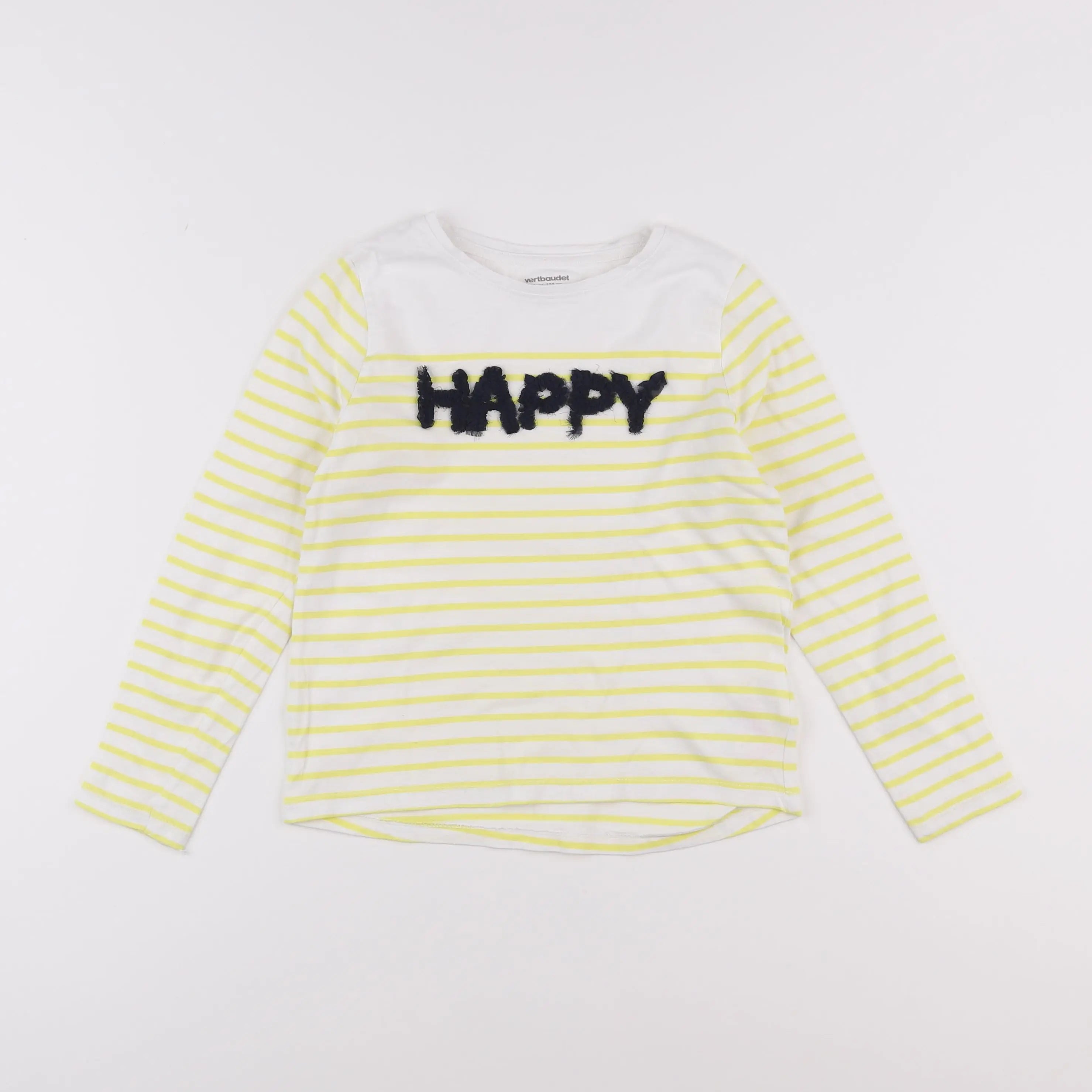 Vertbaudet - tee-shirt blanc - 8 ans