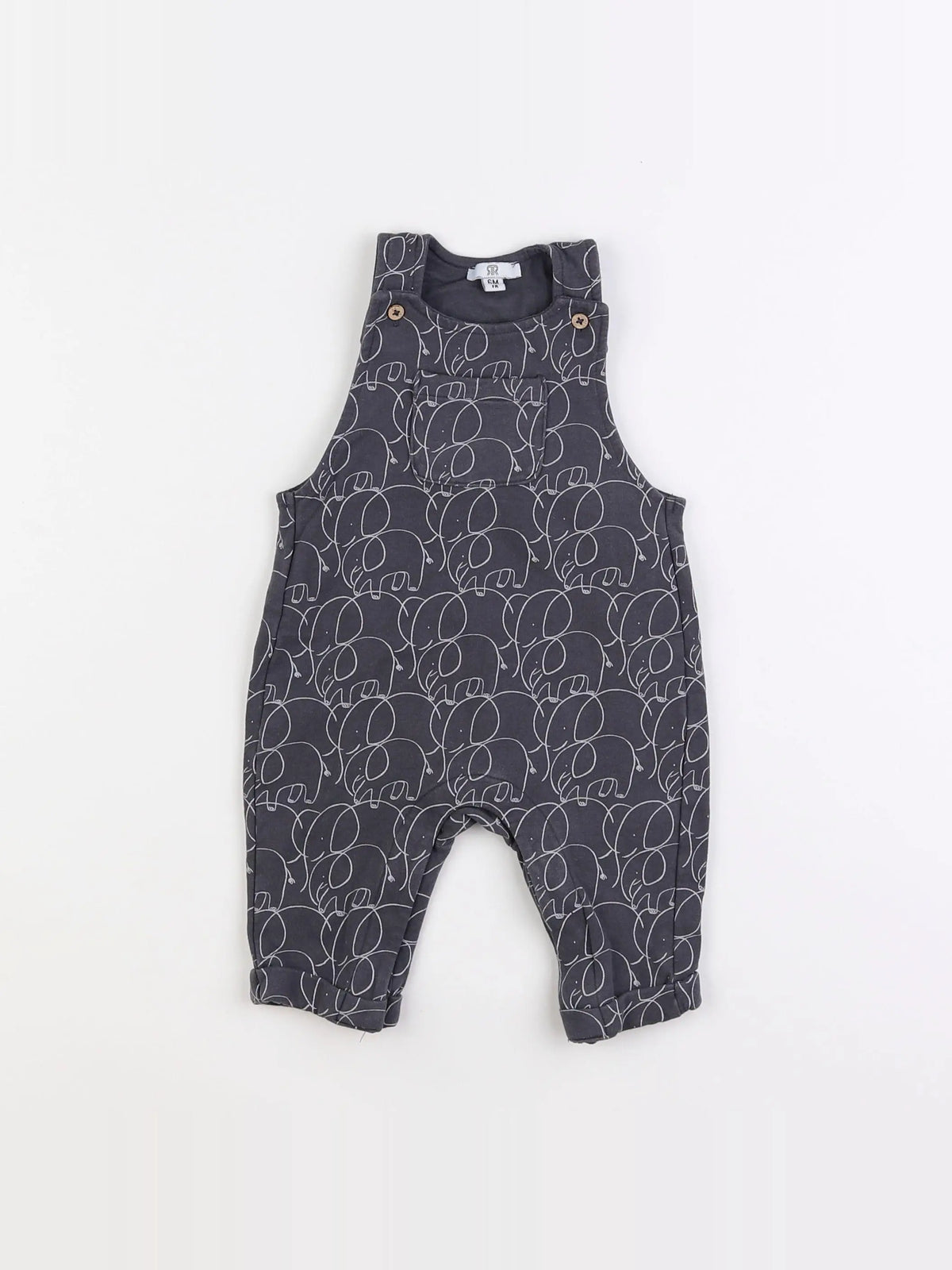 La Redoute - combinaison gris - 6 mois