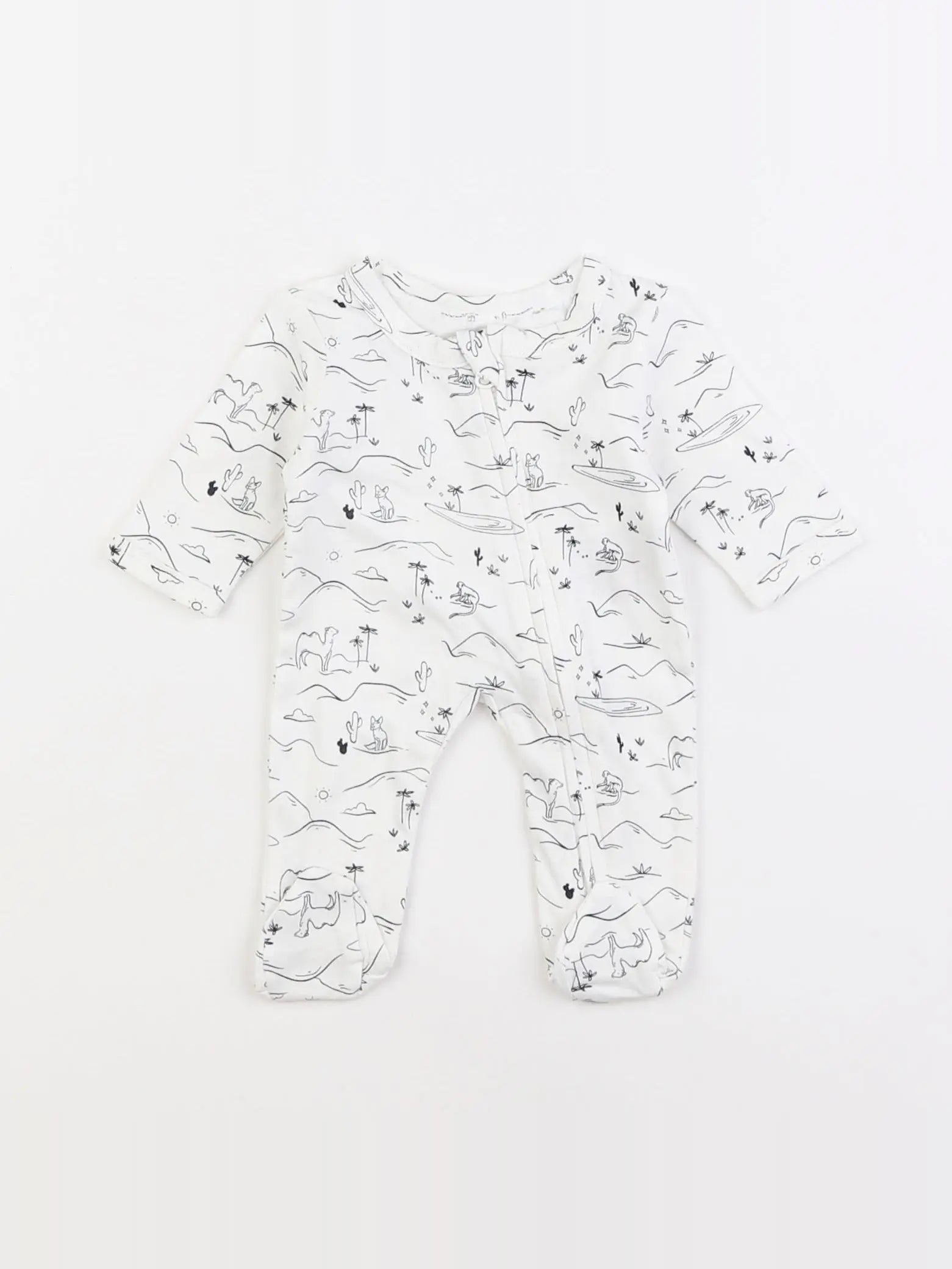 Vertbaudet - pyjama coton blanc - Prématuré