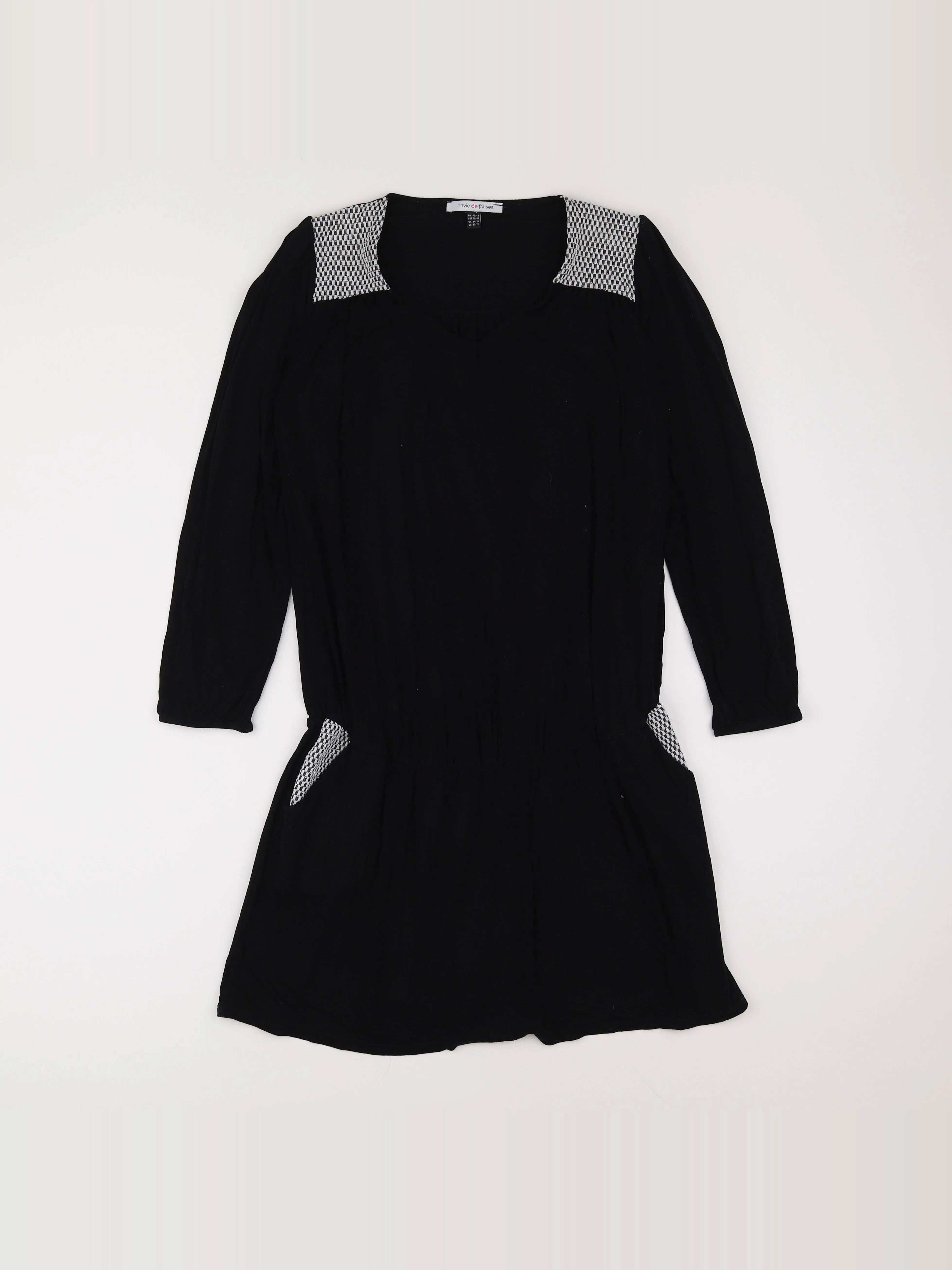 Envie de fraise - robe grossesse noir - 42 à 44