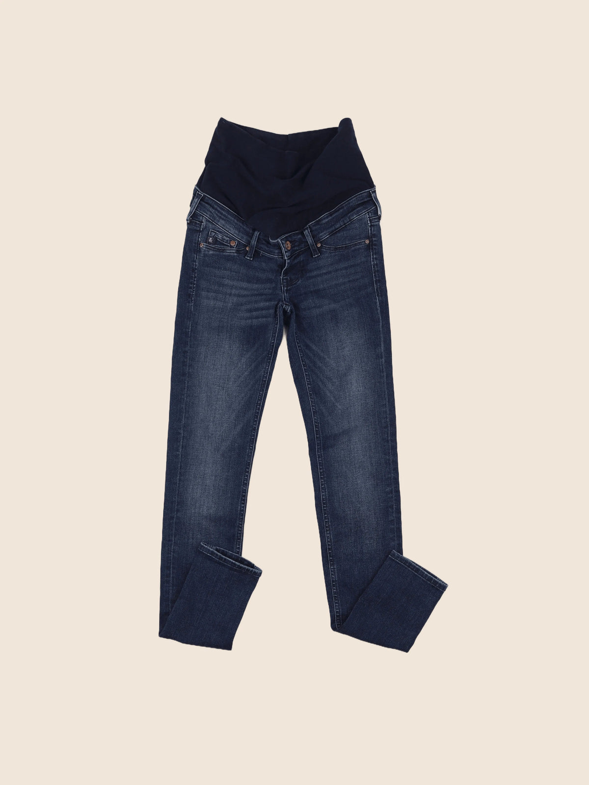 H&M - jean grossesse bleu - 34